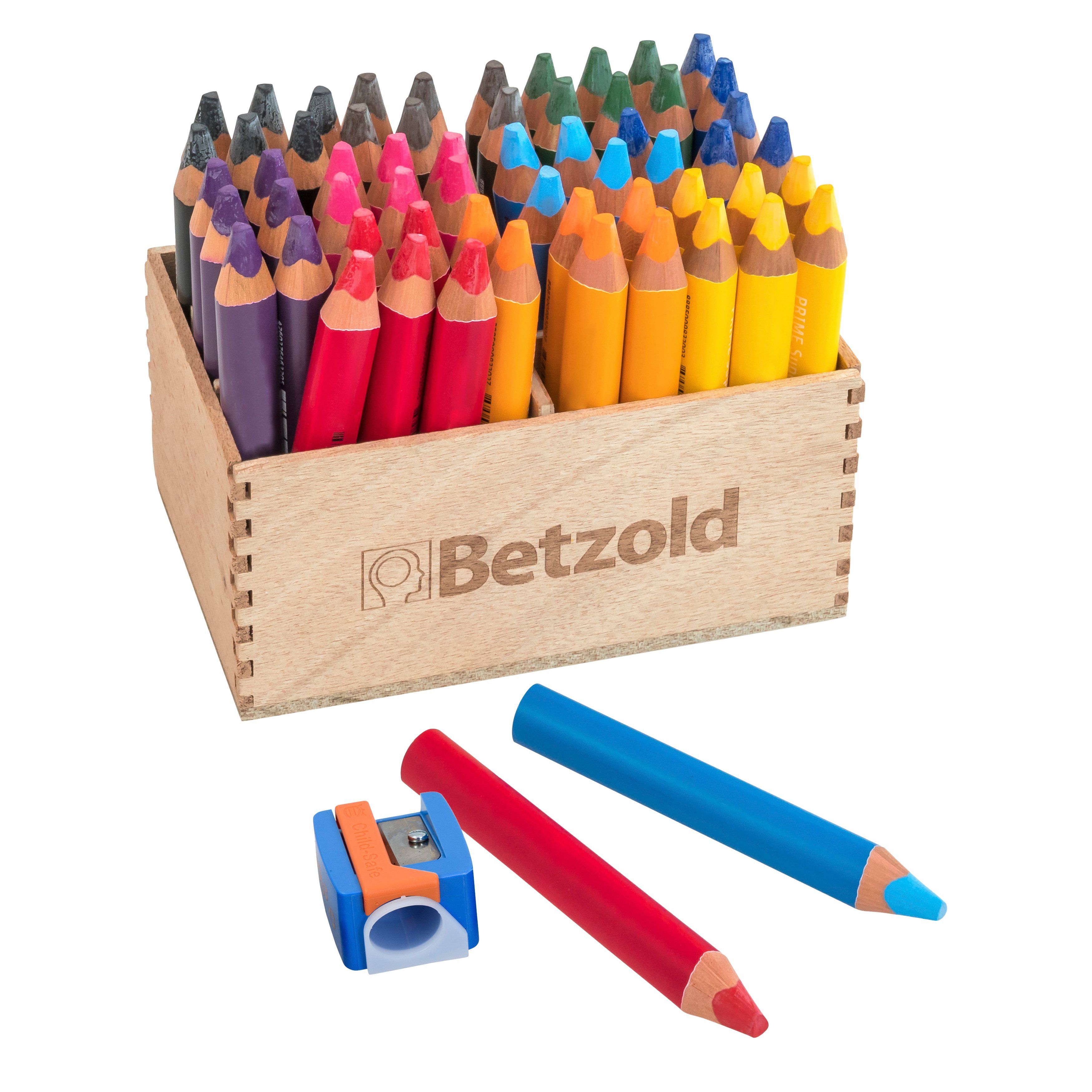 Betzold Buntstift Super-Jumbo-Dreikant-Farbstifte