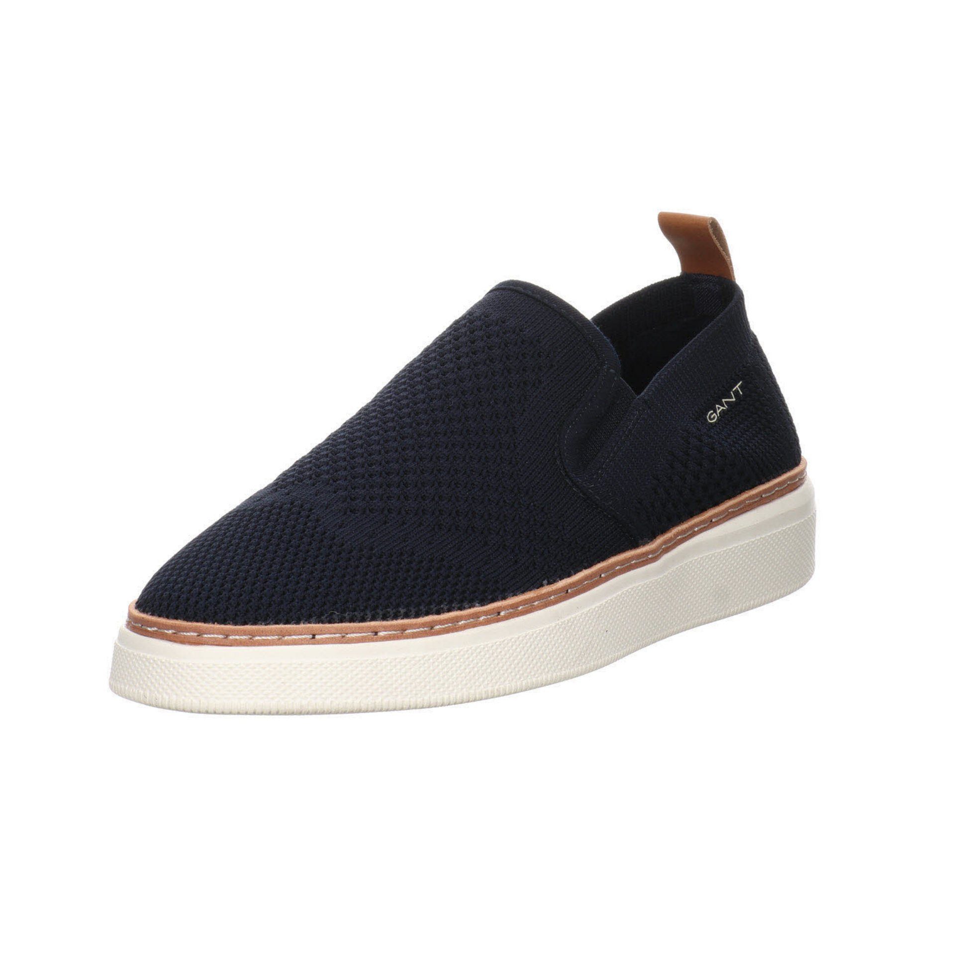 Gant Herren Slipper Schuhe San Prep Slipper Slipper Textil marine