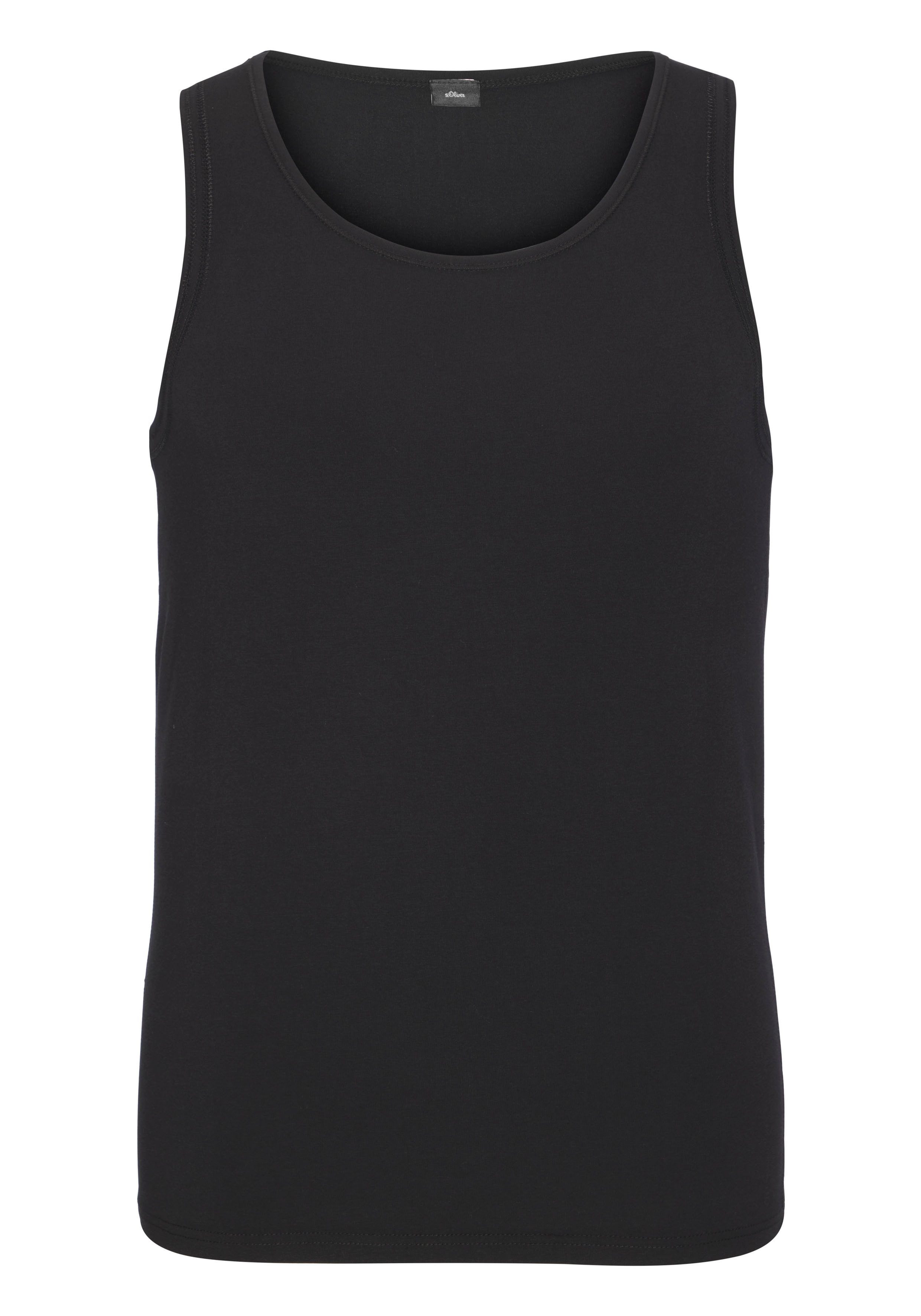 s.Oliver Unterhemd (1-St) Unterhemd mit Overlock-Nähten aus Baumwollmischun günstig online kaufen