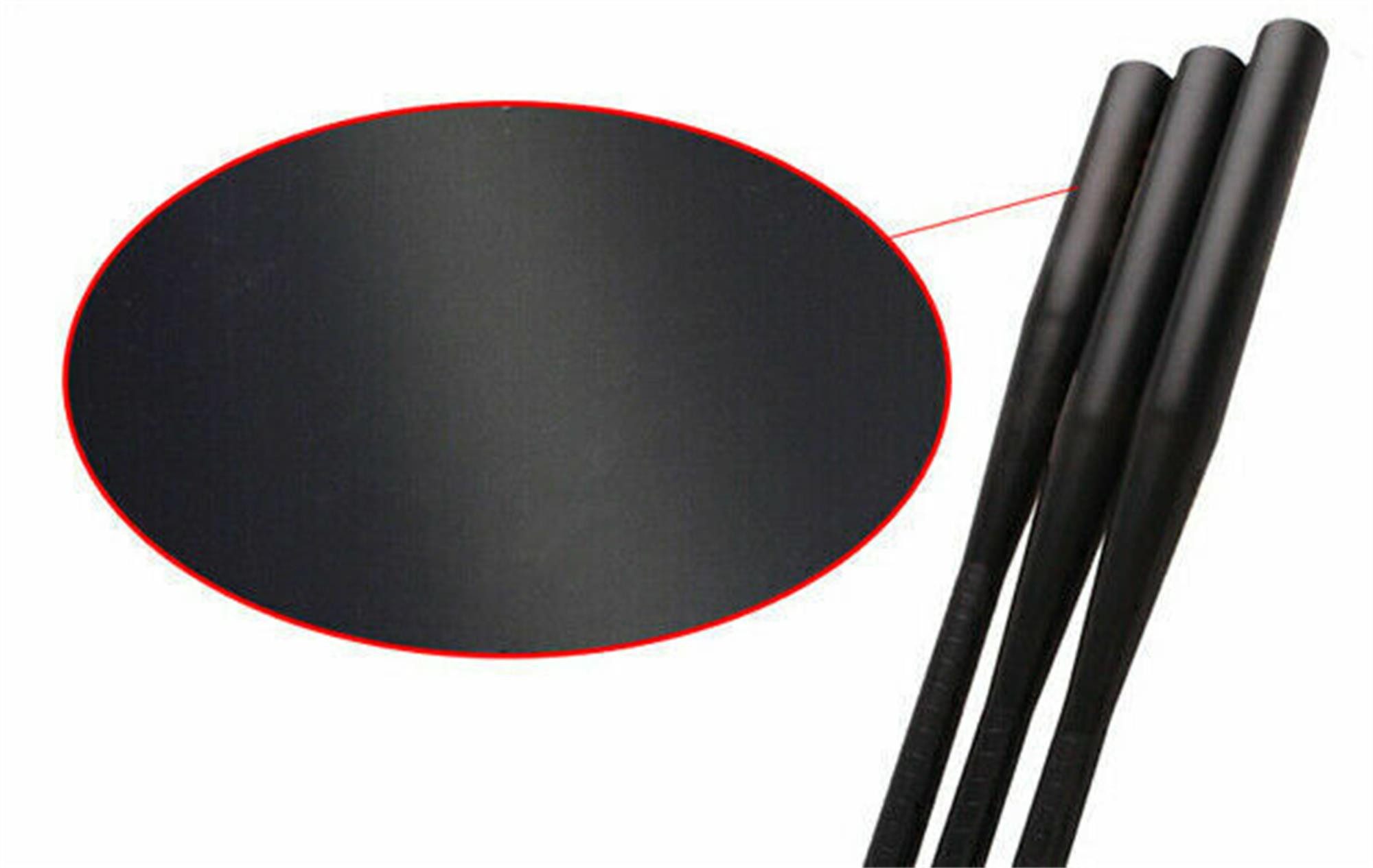 Luckice Baseballschläger aus Stahl, 32 Zoll (81 cm), schwarz, mit rutschfestem Griff, (inkl. Tragetasche)