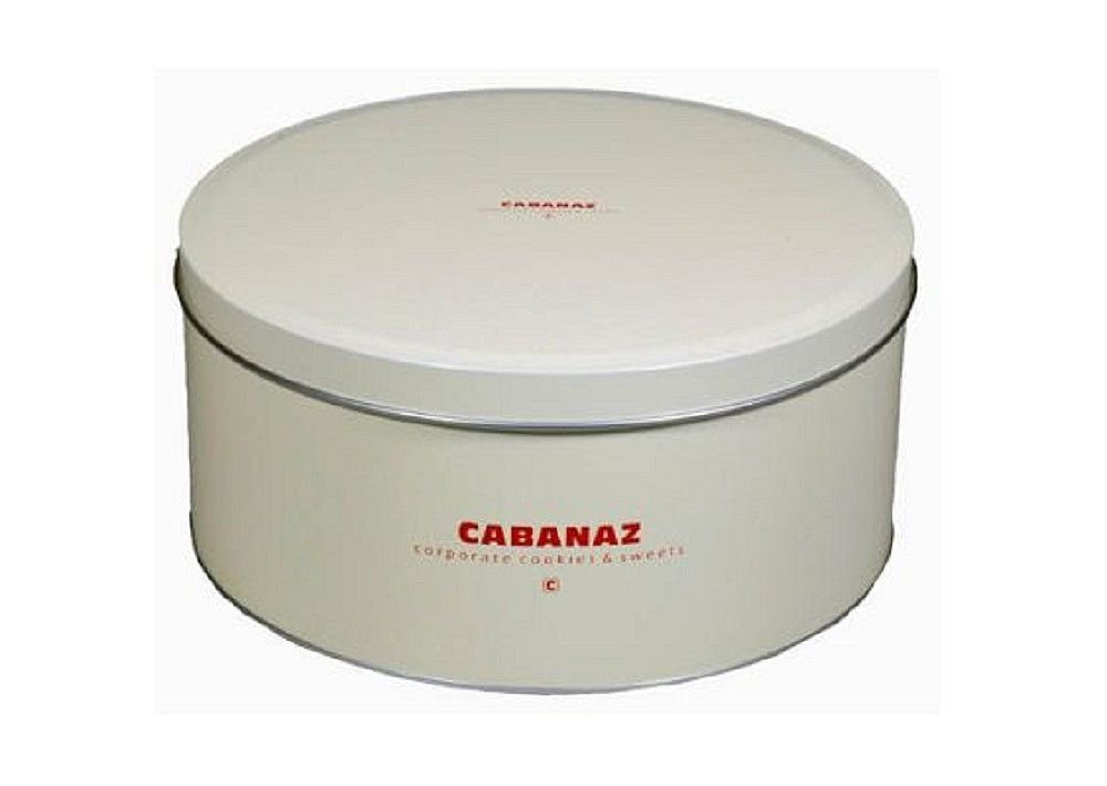 Capventure Vorratsdose Cabanaz - Gebäckdose Vorratsdose Keksdose Dose Ø 20cm Vanille