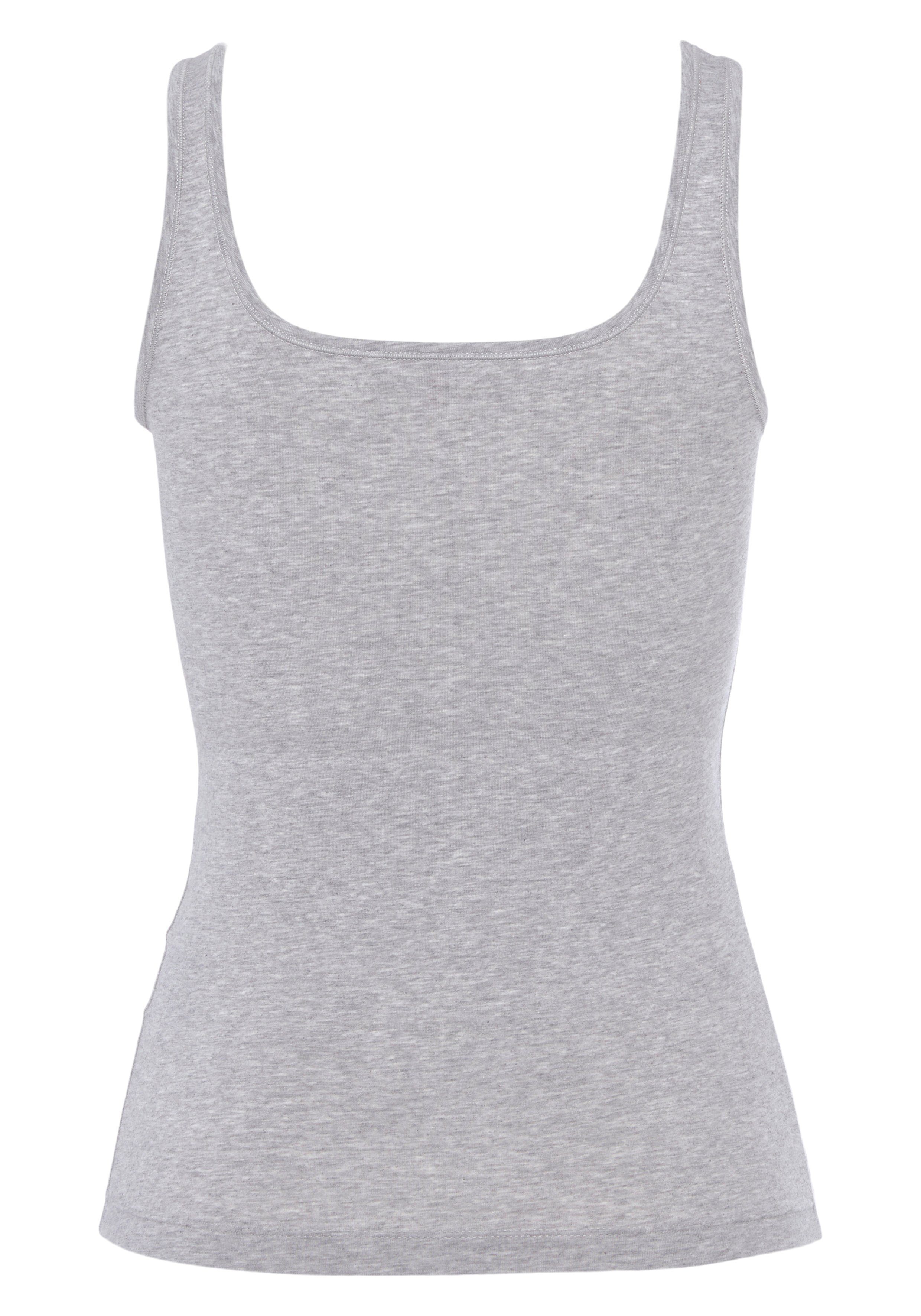 HUGO Markenlabel Grey LABEL Trägertop VEST mit RED Medium