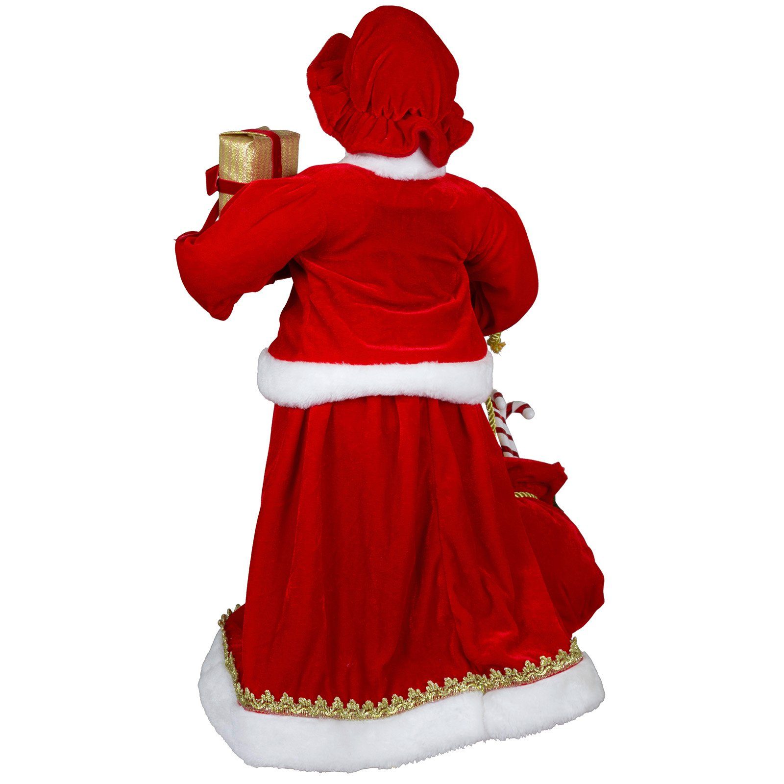 Weihnachtsfrau 1 60cm Figur, Weihnachten Weihnachtsfigur (Deko Alma Paradise Christmas Mrs. St., Santa stehend),