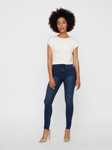 Moda medium blue Vero VMSOPHIA denim High-waist-Jeans