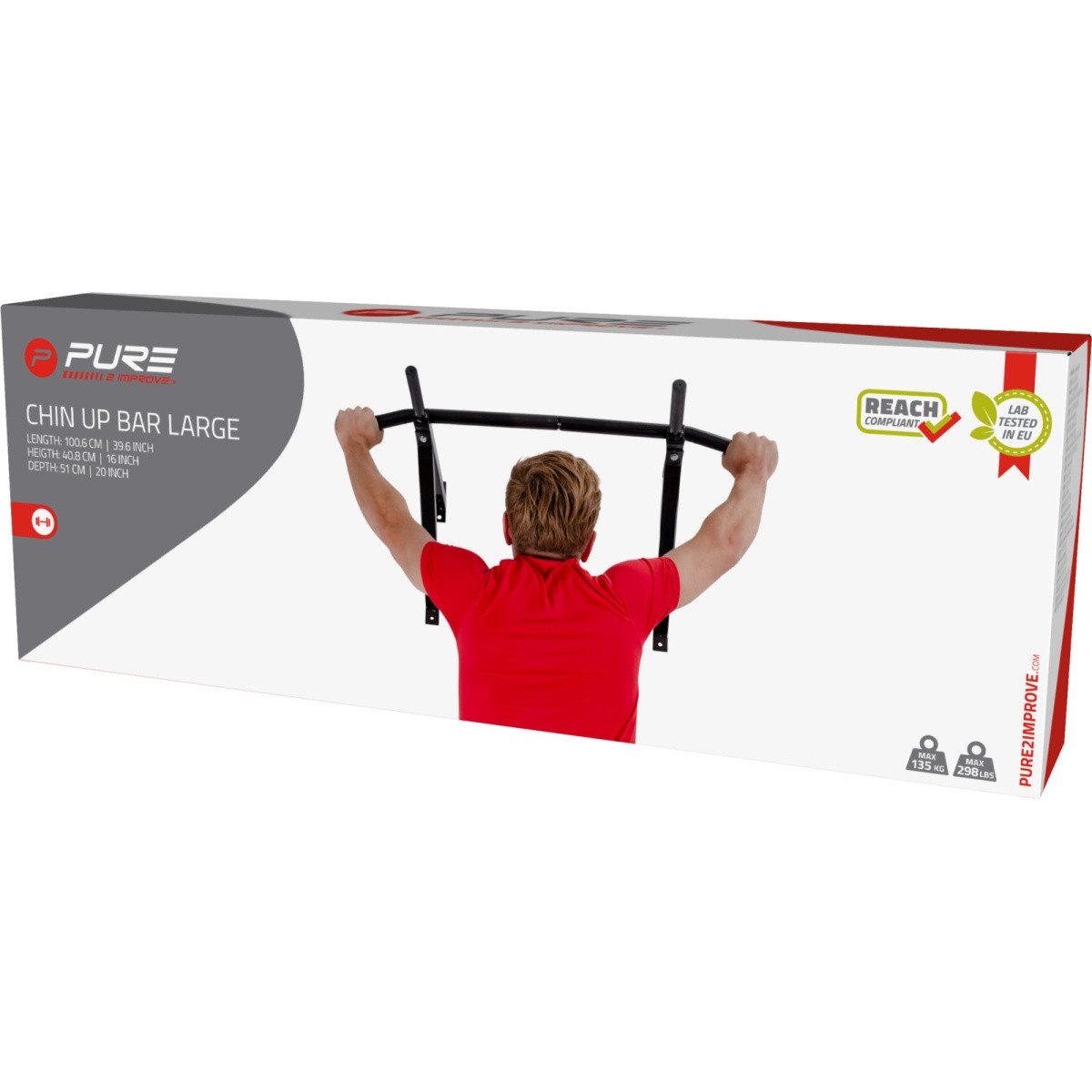 Pure 2 Improve Trainingshilfe Klimmzugstange Groß schwarz