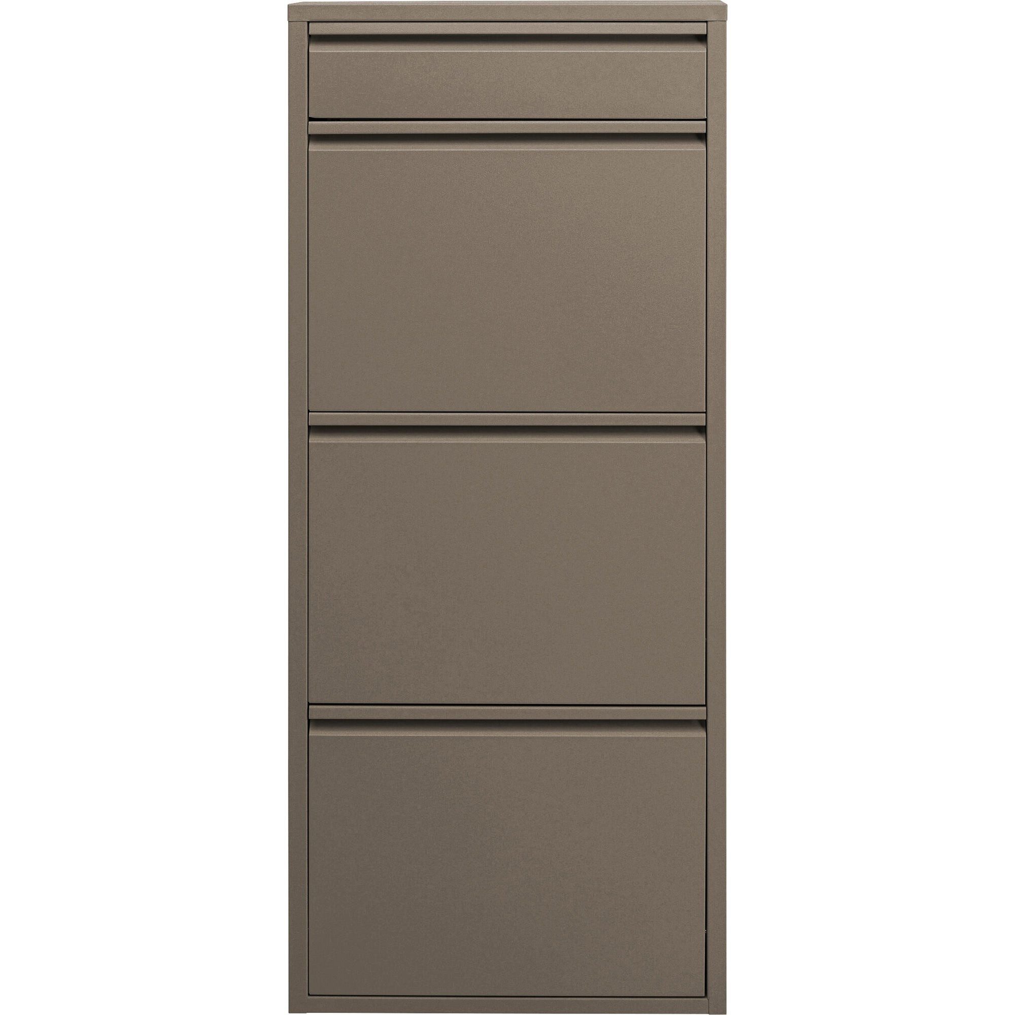 Kare Design Schuhschrank Caruso schmaler Schuhkipper mit 3+1 Klappen
