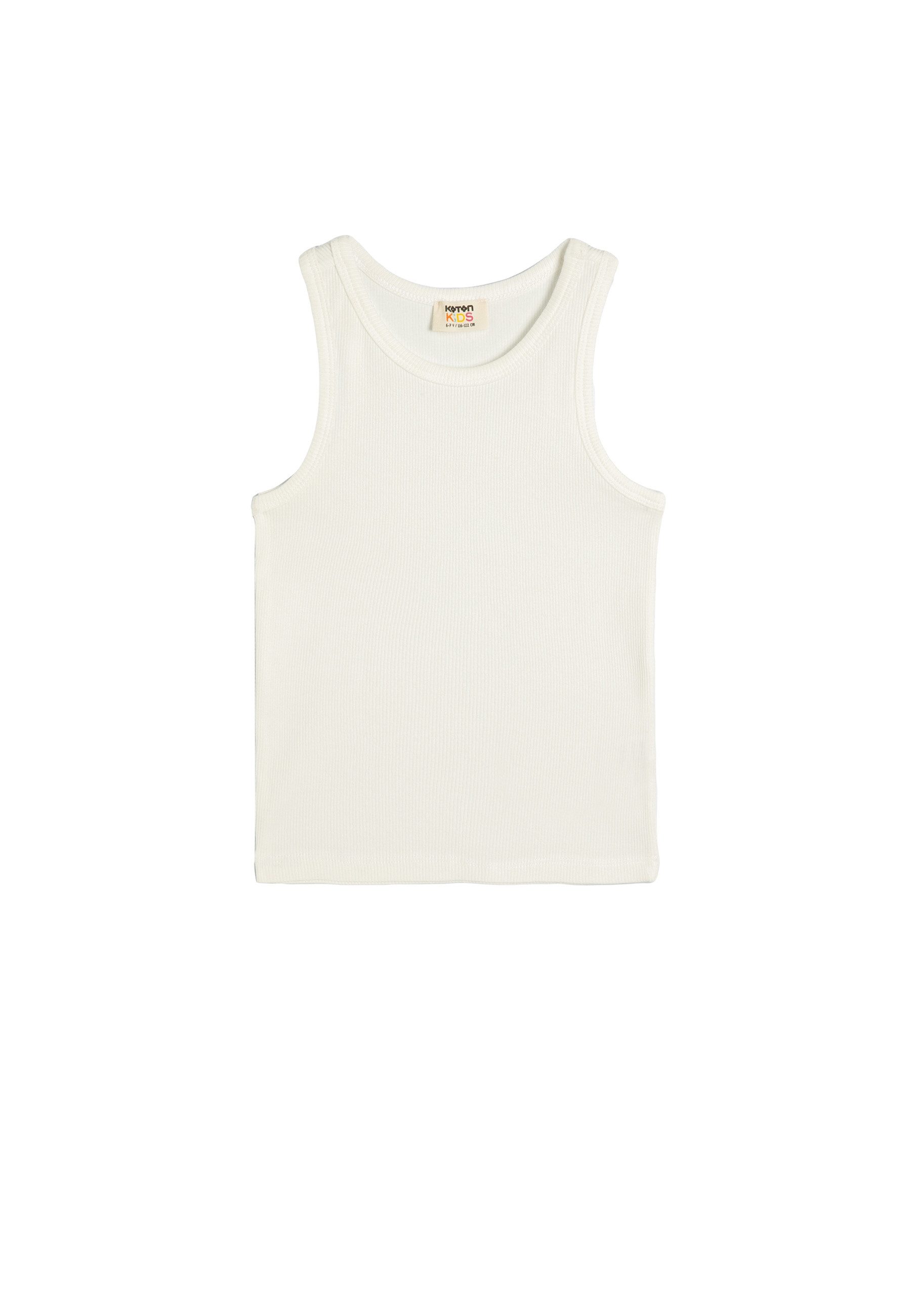Koton Tanktop Rundhalsausschnitt Ärmellos Tanktop