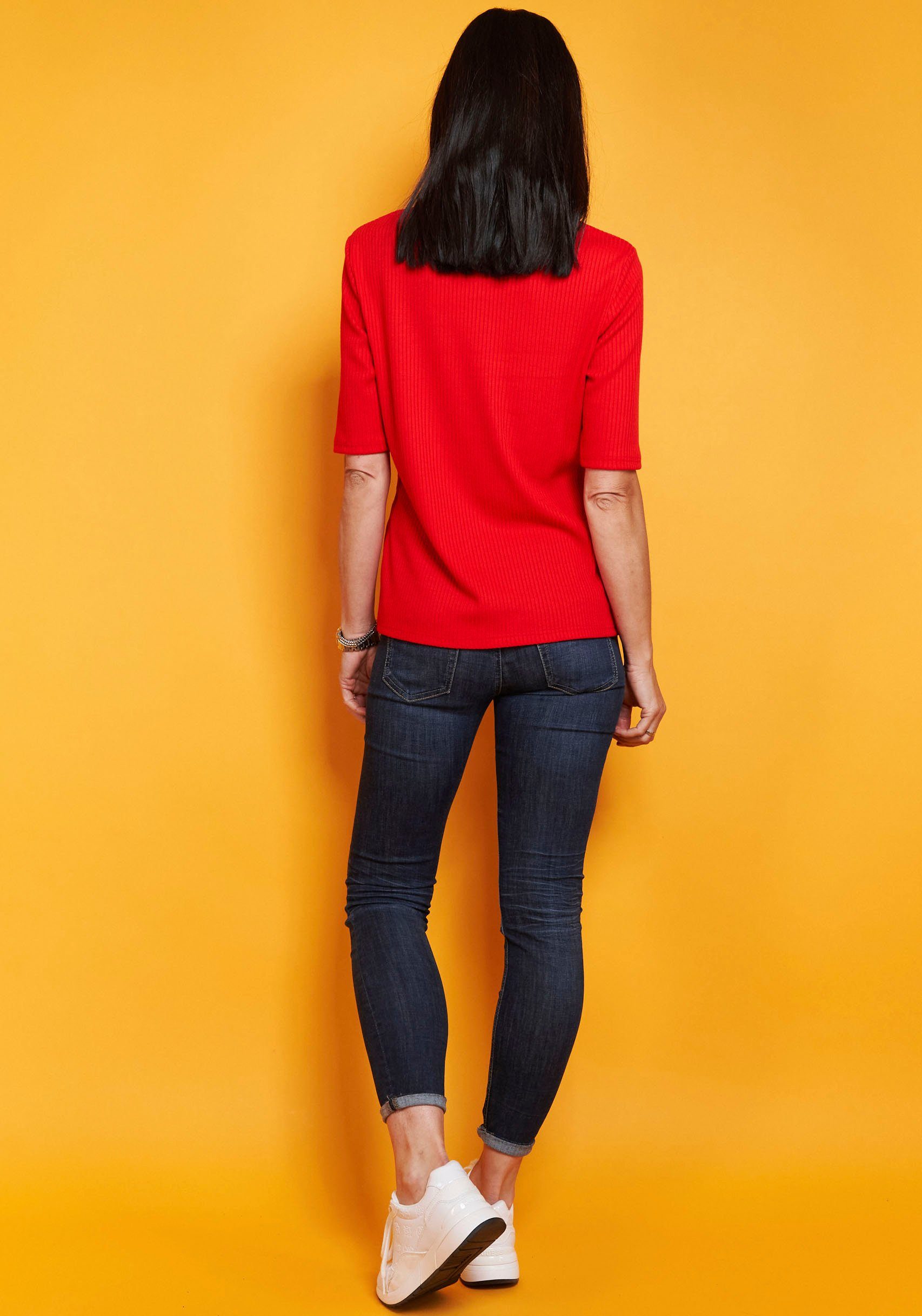 Seidel Moden Rollkragenshirt mit gerippter Struktur, MADE IN GERMANY günstig online kaufen