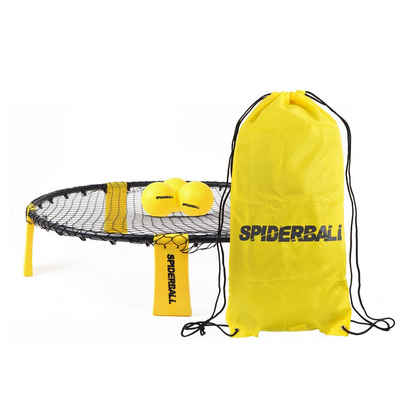 Ocean5 Spiel, Familienspiel Gartenspiel Spiderball, Mit praktischer Tasche, 3 Bällen, Ball-Pumpe & Netz mit Gestell