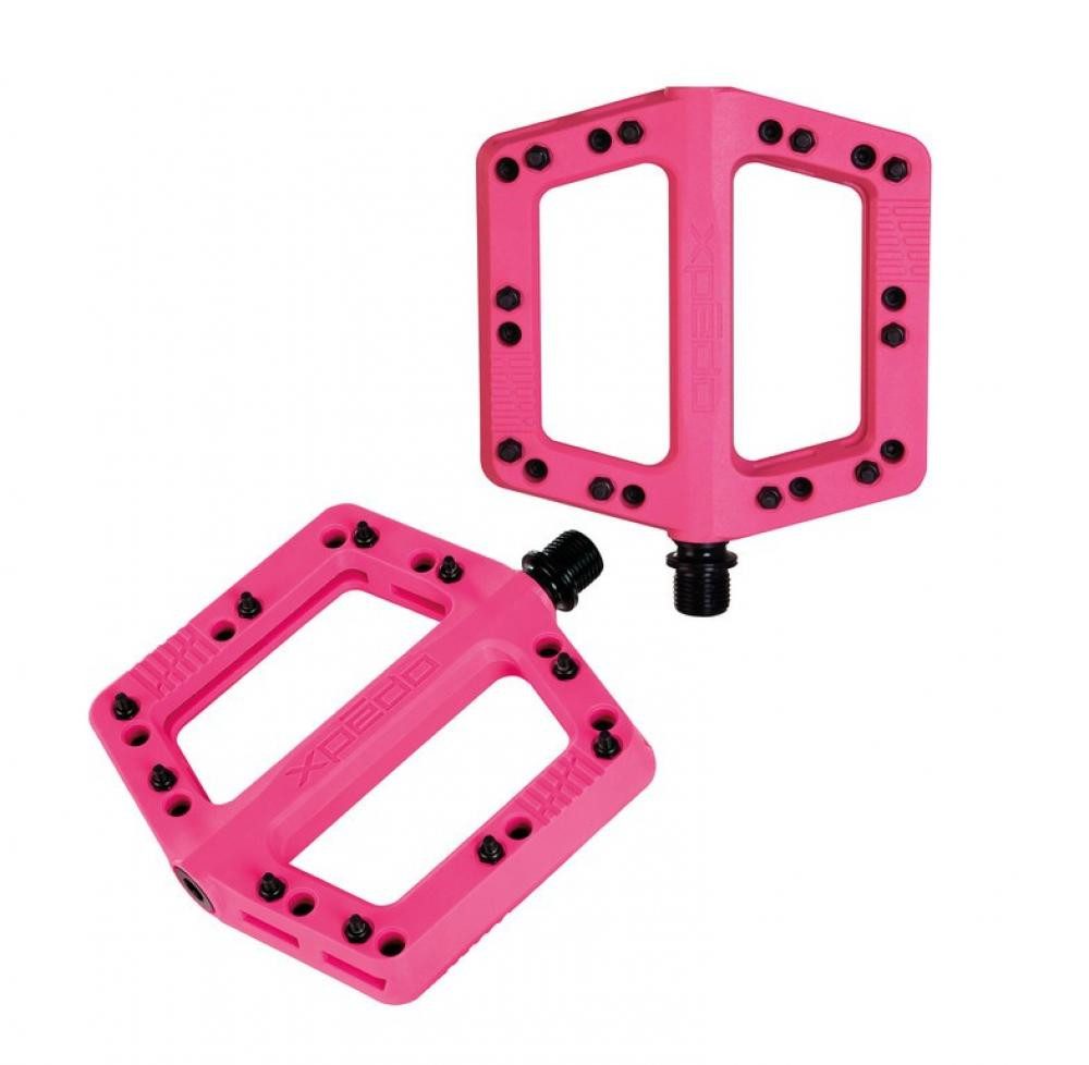 Xpedo Fahrradpedale Pedal Xpedo FELIX pink, 109x109x16mm, Plattform