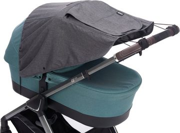 Fillikid Kinderwagen-Sonnenschutzhülle Sonnenschutz Deluxe, grau melange, für Kinderwagen & Buggys