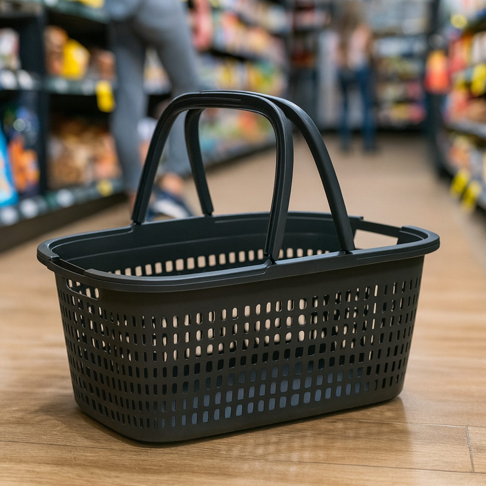 Ebaxx Einkaufskorb 32 Liter Großer Henkel Einkaufs Korb Bügel Plastik Griff günstig online kaufen