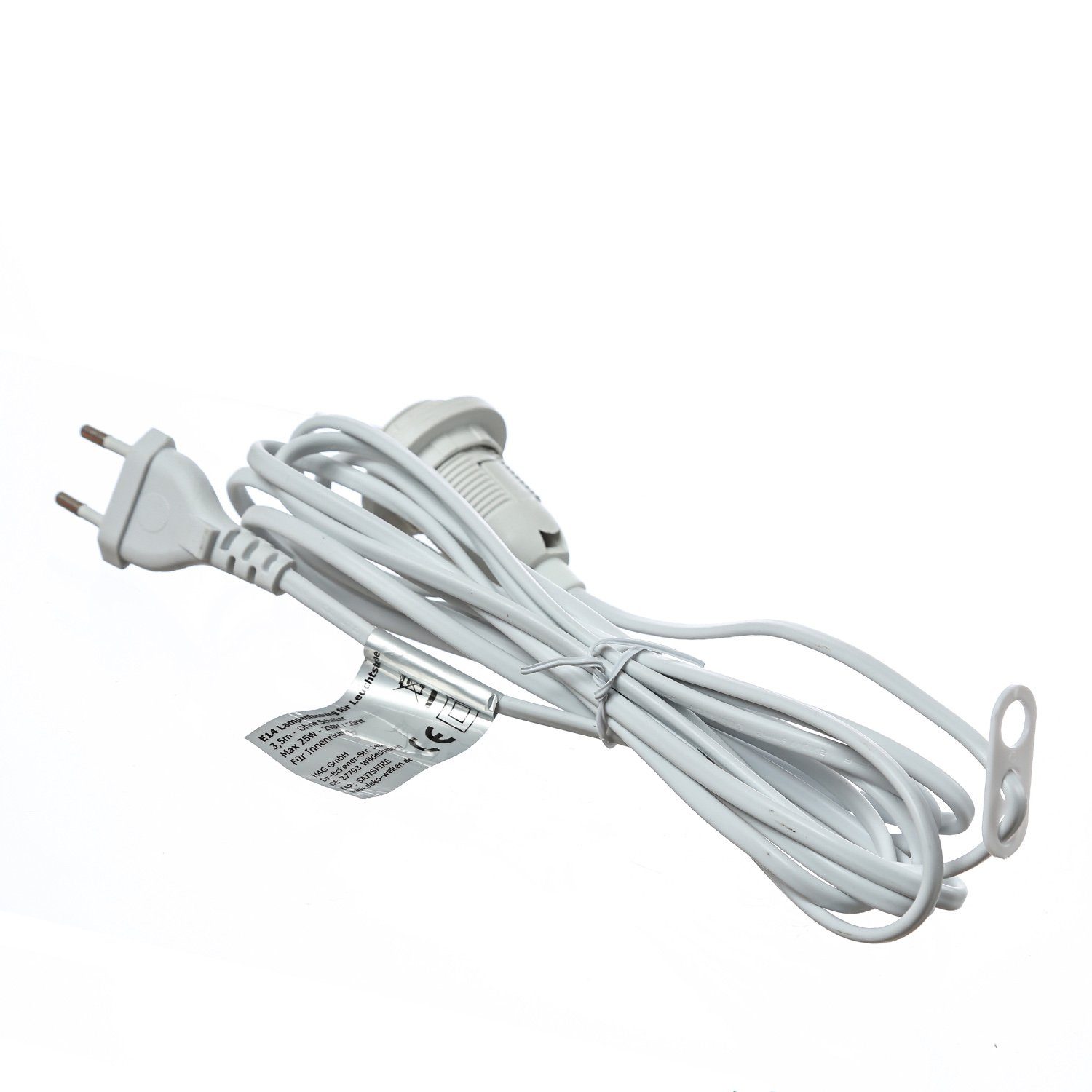 MARELIDA Hängeleuchte Kabel für Leuchtsterne und Hängeartikel 3,5m E14 Fass günstig online kaufen