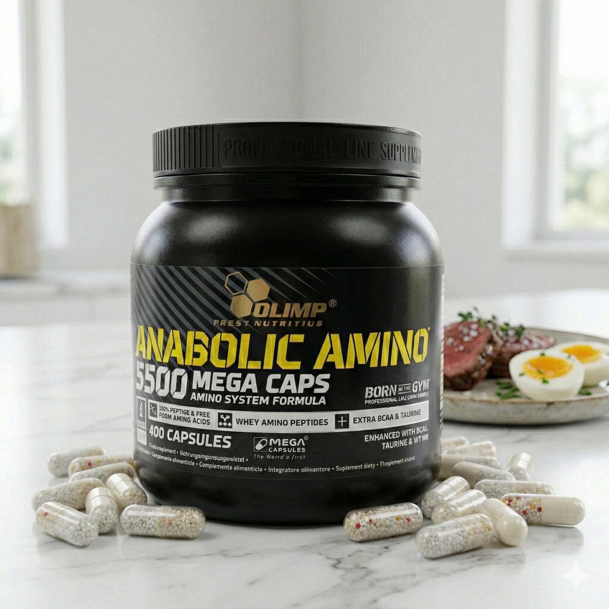 Olimp Olimp Amino 5500 Mega Caps Kapsel, 400 er