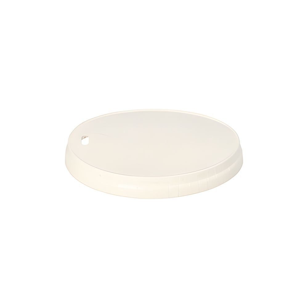 PAPSTAR Einwegbecher Deckel für Trinkbecher, Pappe Ø 9 cm weiss 500 Stk, Pappe, PLA-beschichtet