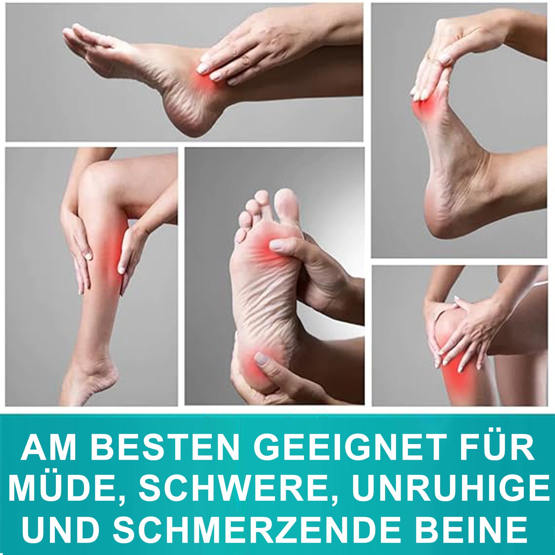 Mutig Kompressionsstrümpfe 6 Paar Kompressionsstrümpfe 15-30mmHg,Stützstrümpfe für Damen & Herren (für Flug, Sport, Laufen, Radsport, Krankenschwester,Schwanger – Bild 5 von 5