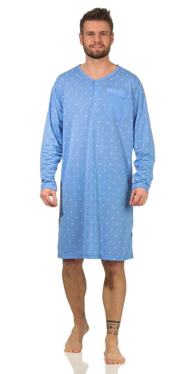 EloModa Nachthemd »Herren Nachthemd langarm Sleepshirt; M L XL 2XL« (1-tlg)  online kaufen | OTTO