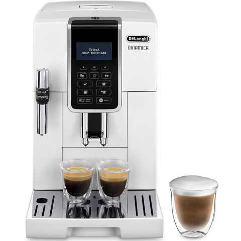 De'Longhi Kaffeevollautomat Dinamica ECAM 350.35.W, großer 1.8l Wassertank