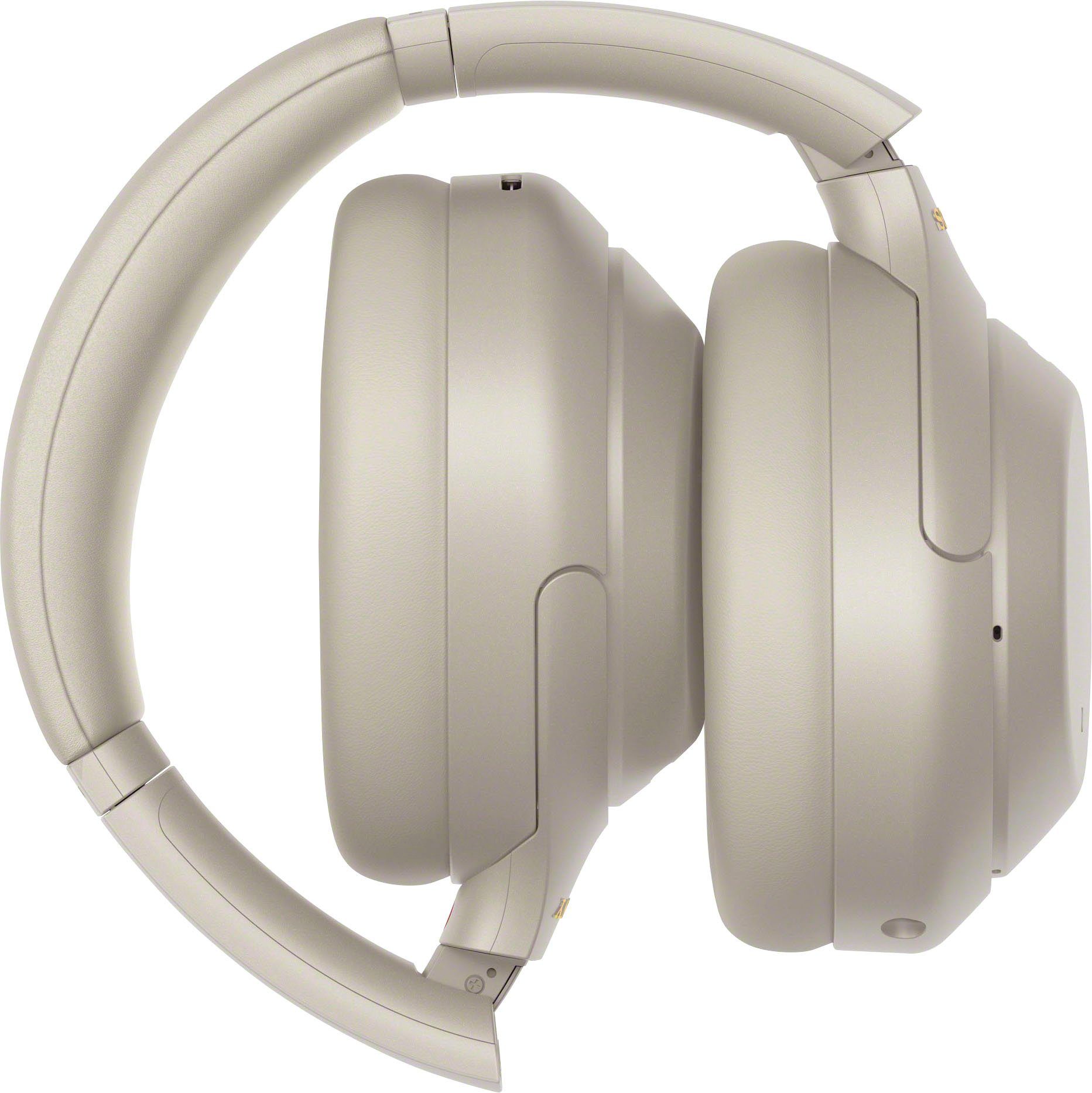 Sensor, Bluetooth, WH-1000XM4 Sony One-Touch Touch Schnellladefunktion) NFC, kabelloser Silber via Verbindung (Noise-Cancelling, NFC, Over-Ear-Kopfhörer