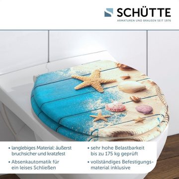 Schütte WC-Sitz BEACH AND WOOD, Toilettendeckel, mit Absenkautomatik