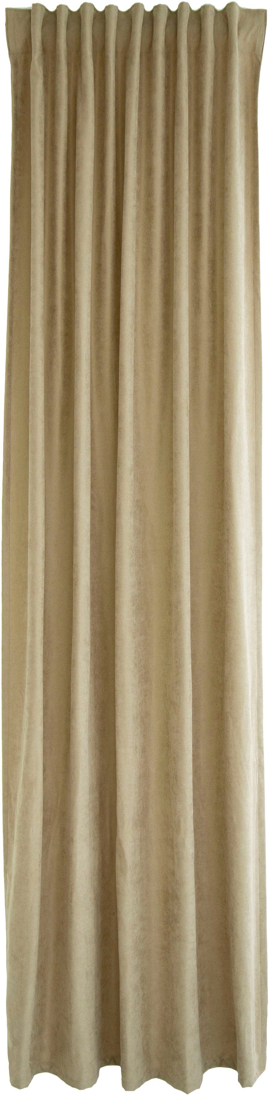 Schlaufenschal   ¦ beige ¦ Maße (cm): B: 140 H: 1 Gardinen & Rollos > Gardi günstig online kaufen