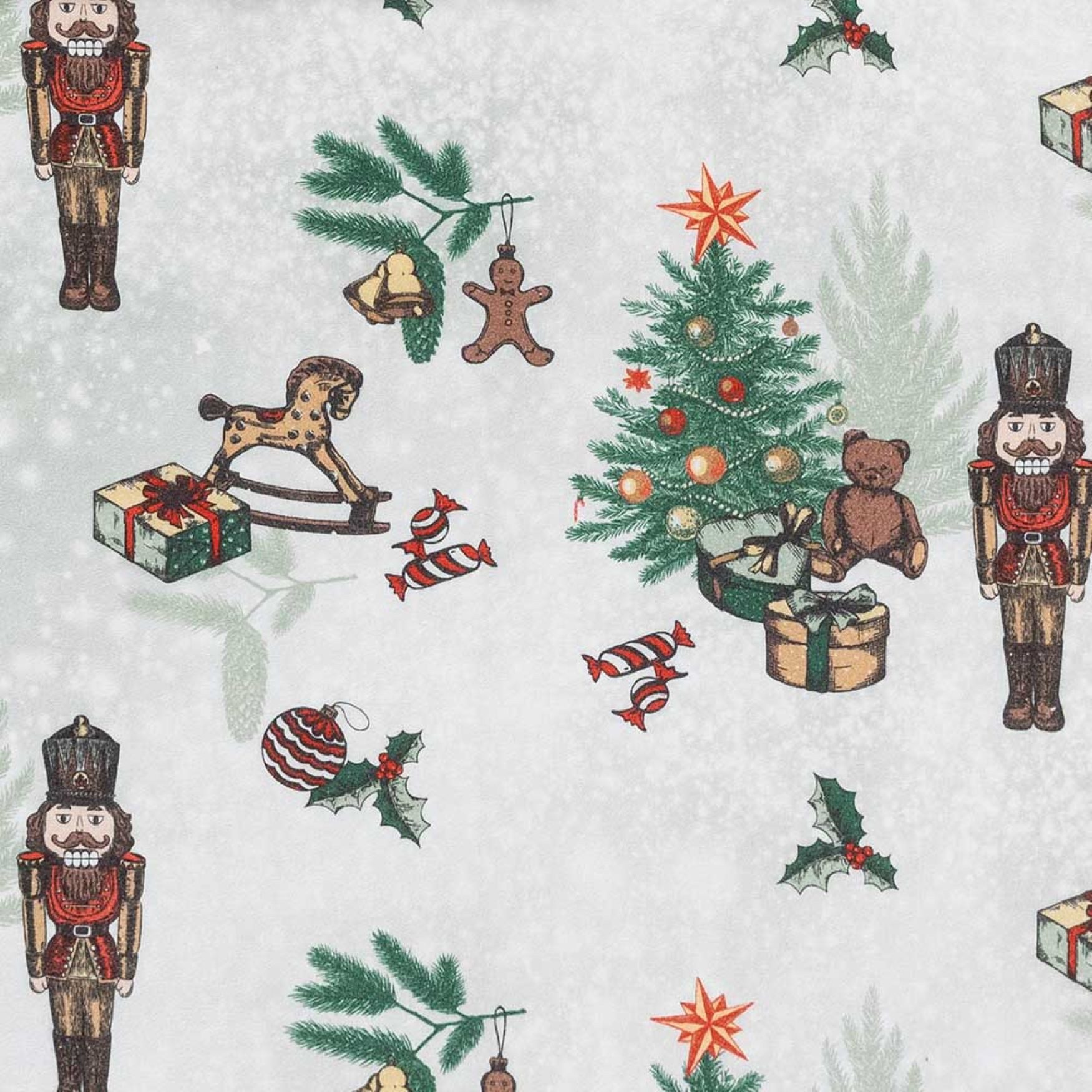 Estella Bettwäsche Estella Kuschel Flanell Bettwäsche 135x200 Nutcracker Nußknacker Weihn, Flanell, 2 teilig, für kalte Wintermonate