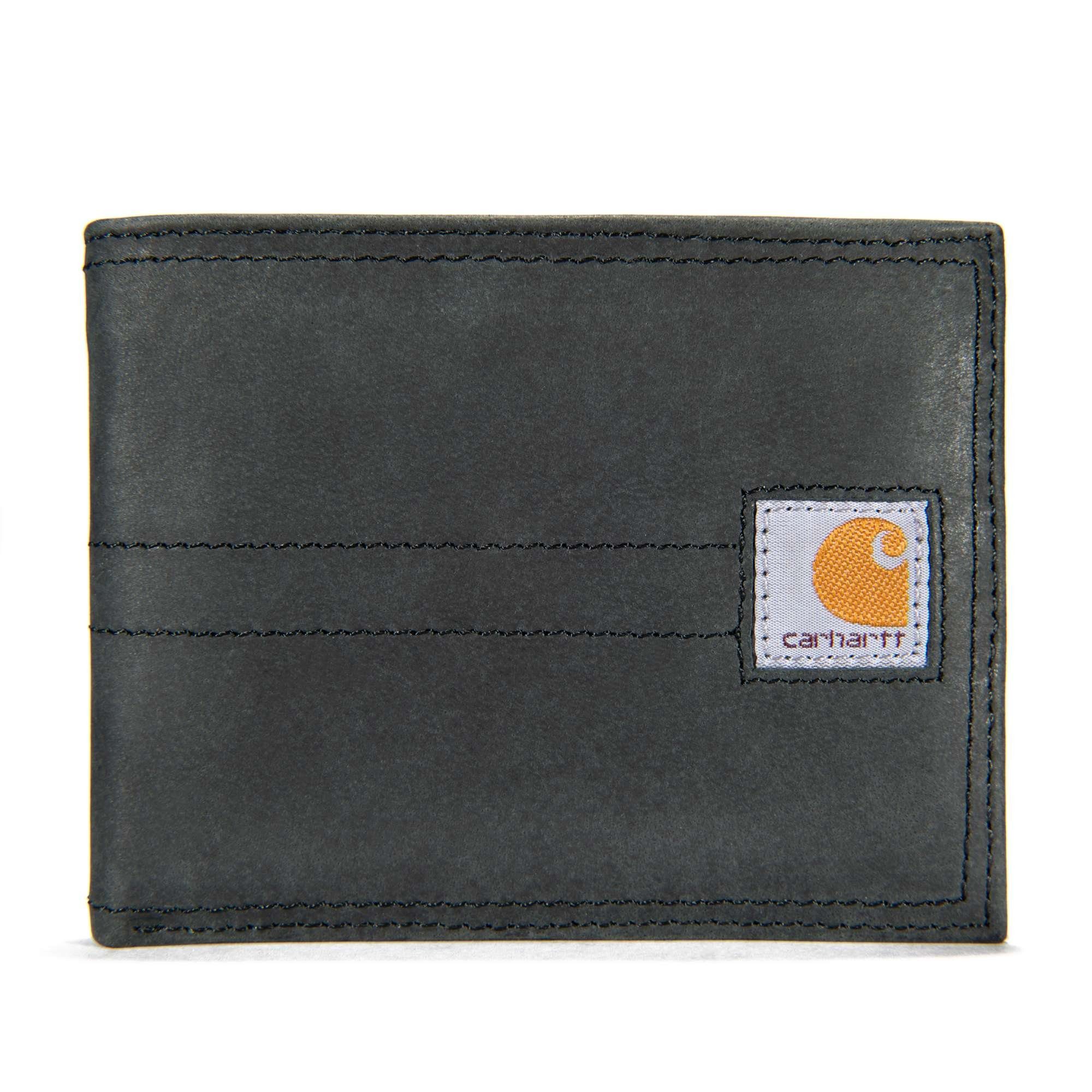 Carhartt Brieftasche Saddle Leather Bifold Wallet (1-tlg), Wollinnenfutter black