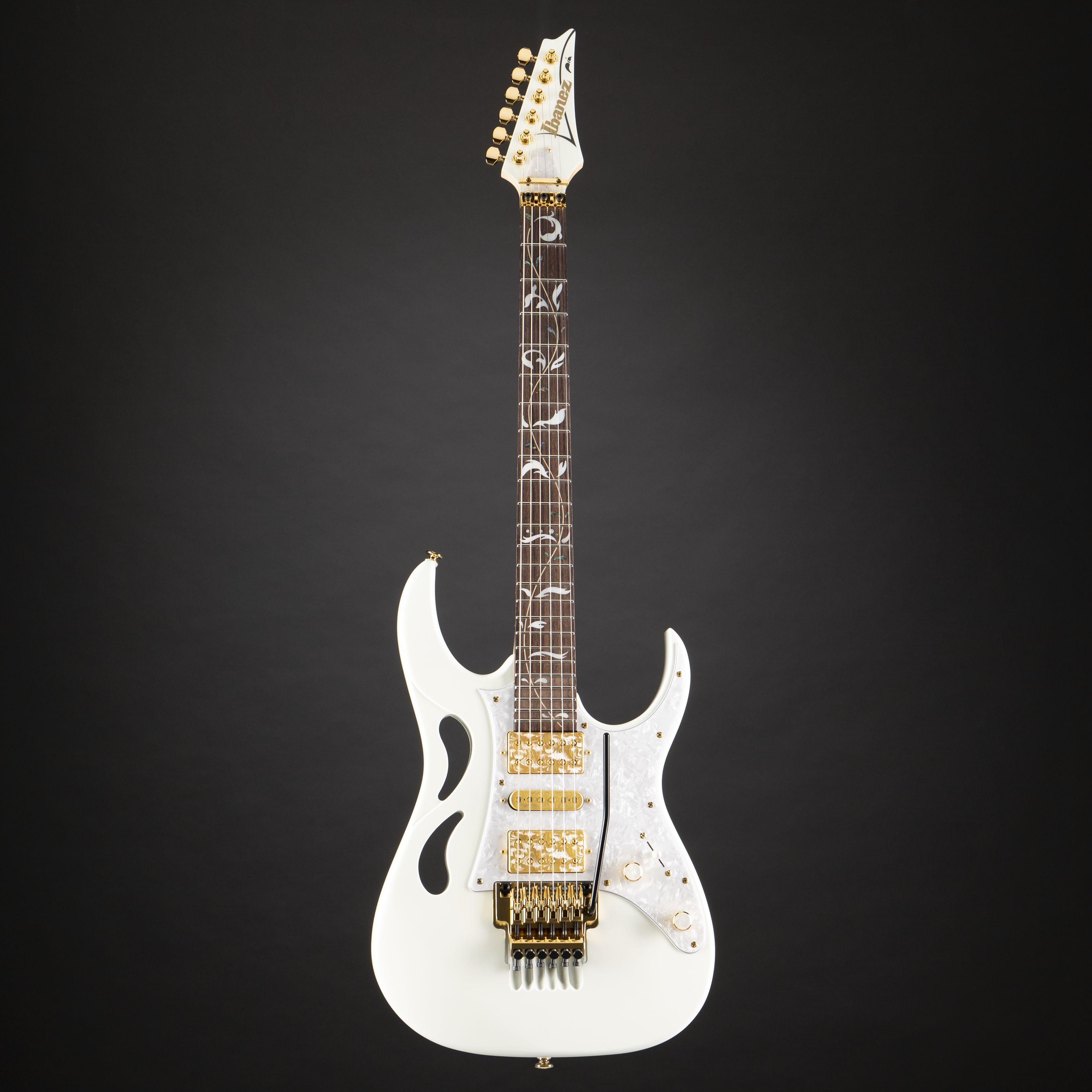 Ibanez E-Gitarre, E-Gitarren, Premium-Instrumente, Steve Vai PIA3761-SLW Stallion White - Custom E-Gitarre