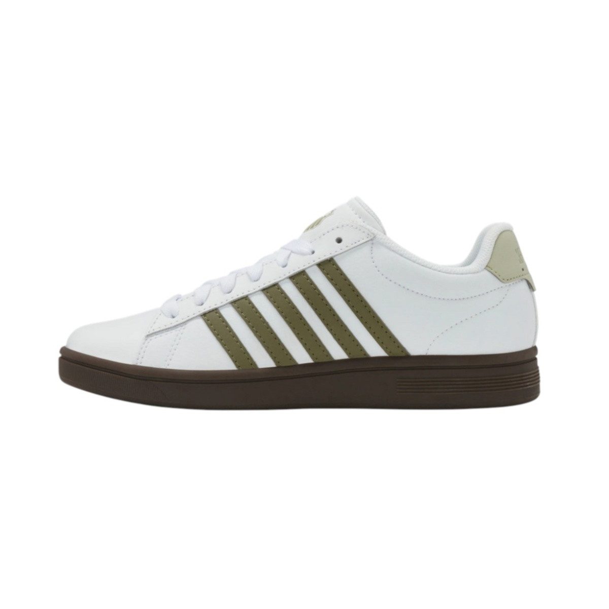K-Swiss Court Tiebreak II (Leder) 2025 weiss/olive Herren Sneaker