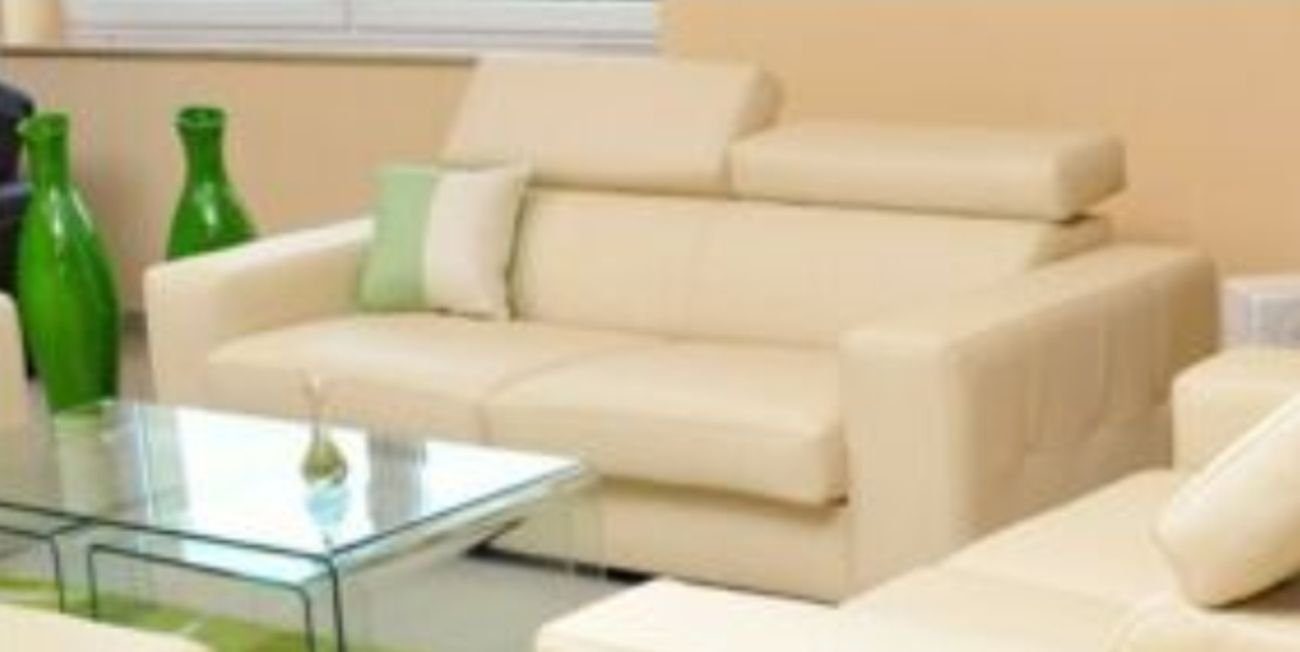 2-Sitzer, Couchen Leder JVmoebel Sofa Sitzer Moderne Relax 2 Sofas Design Polster