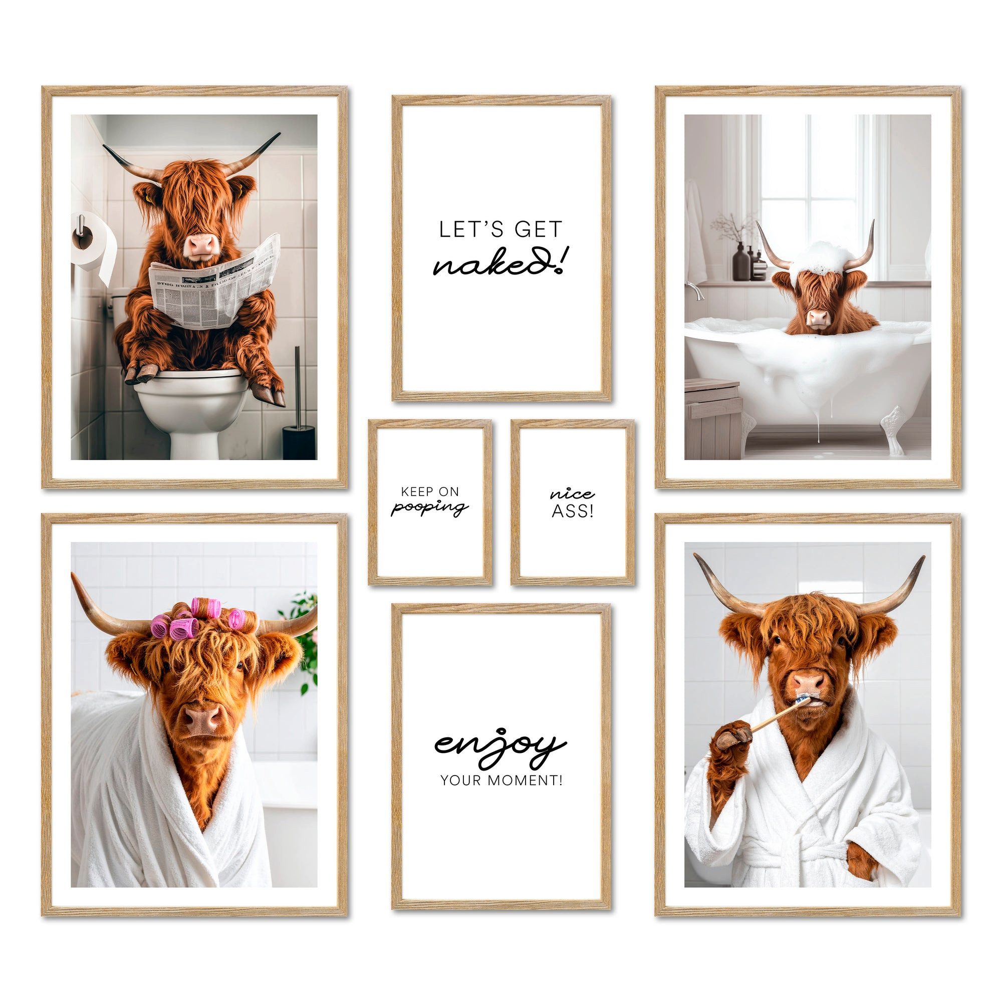 ARTFAVES Bilder-Collage Poster Set - FUNNY günstig online kaufen