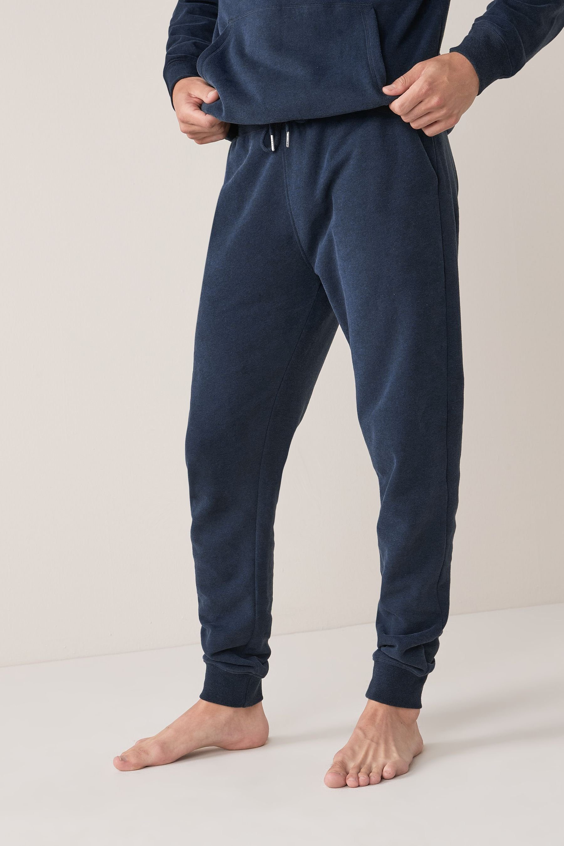 Next Jogginghose Loungewear – Jogginghose mit Bündchen (1-tlg) Navy Blue