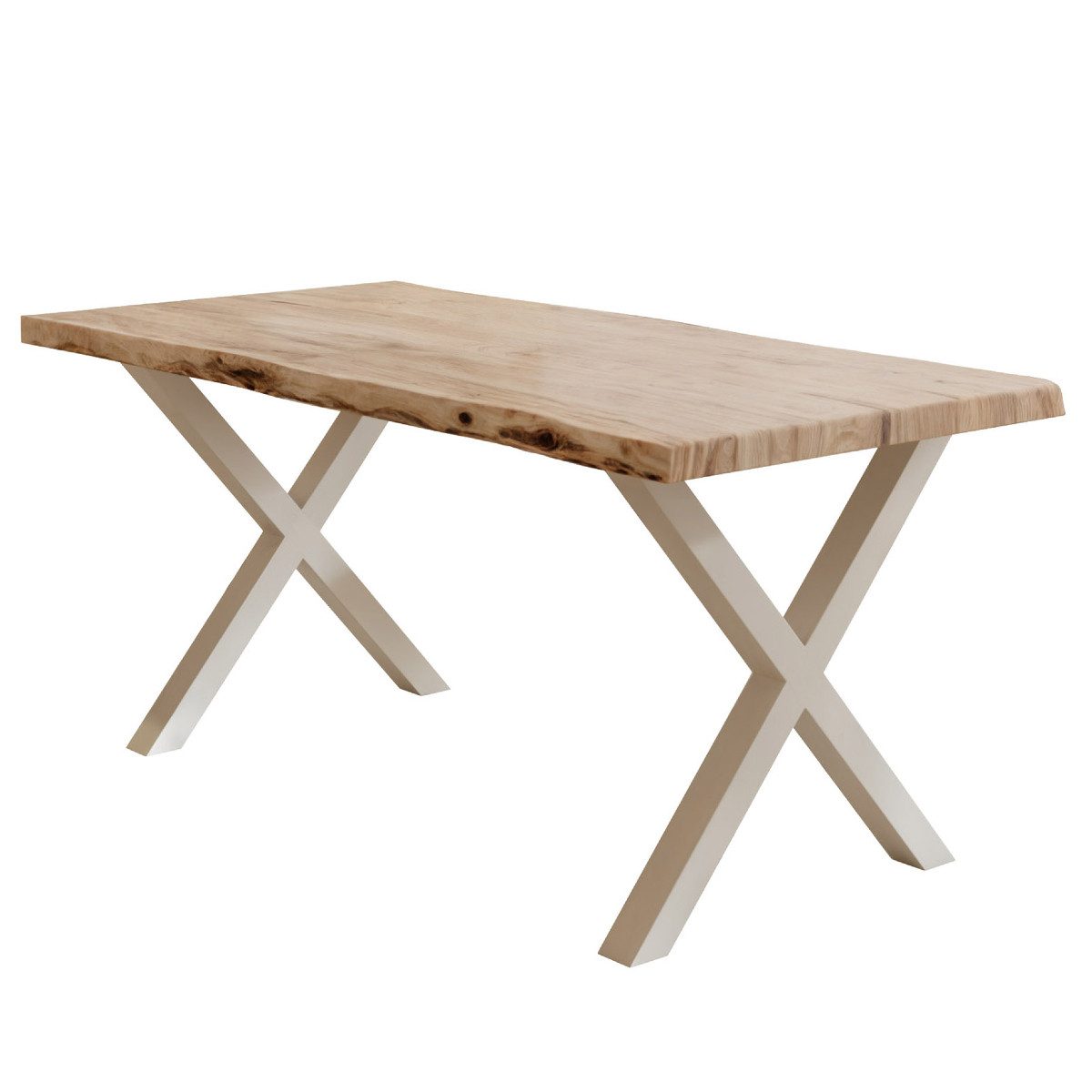 Liadomo Baumkantentisch Helsinki, natürliche Baumkante, Massivholztischplat günstig online kaufen