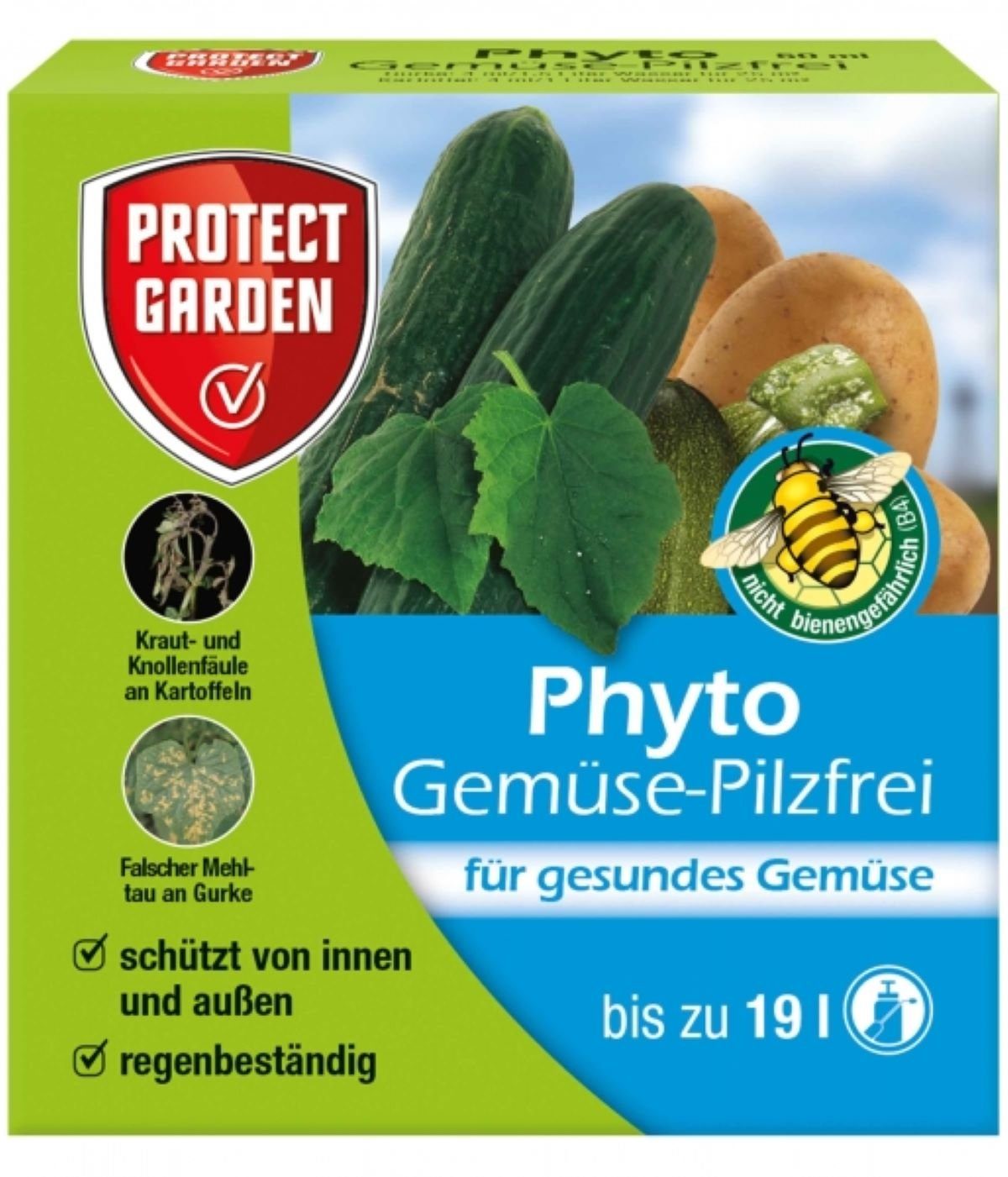 Protect Garden Gartenbau-Vermiculite Gemüse Pilzfrei für Gesundes Gemüse, (1-St), Pilzkrankheiten bei Gurken, Zucchini