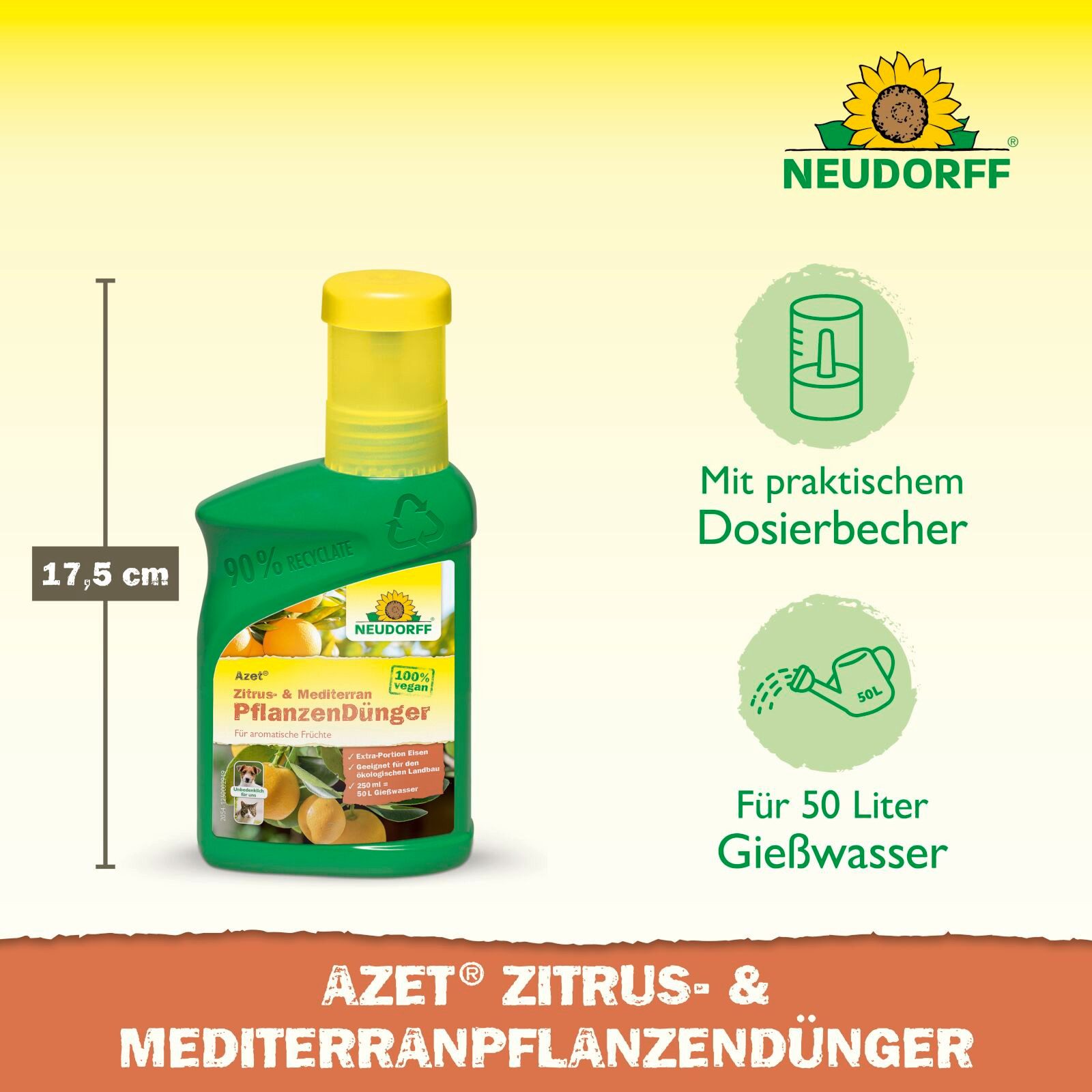 Neudorff Pflanzendünger BioTrissol Zitrus- & MediterranpflanzenDünger 250 ml – Bild 3 von 5