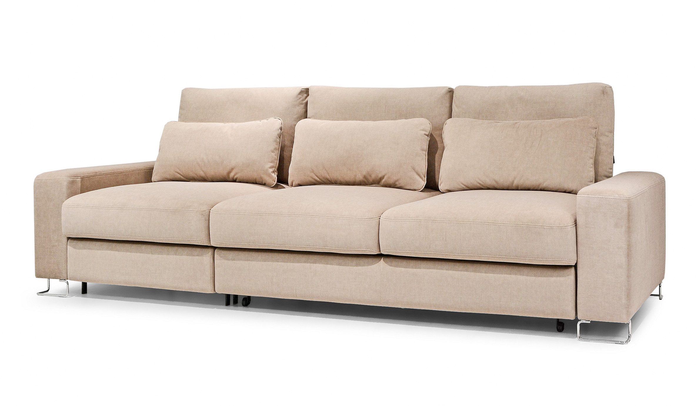 Hygger Möbelhaus Big-Sofa Sofa XXL „Thomas“ inklusive Sitztiefenverstellung, Breite 282cm., Premium-Komfort, elegantes Design, innovative Funktionen und eine Liegefläche mit orthopädischer Wirkung.