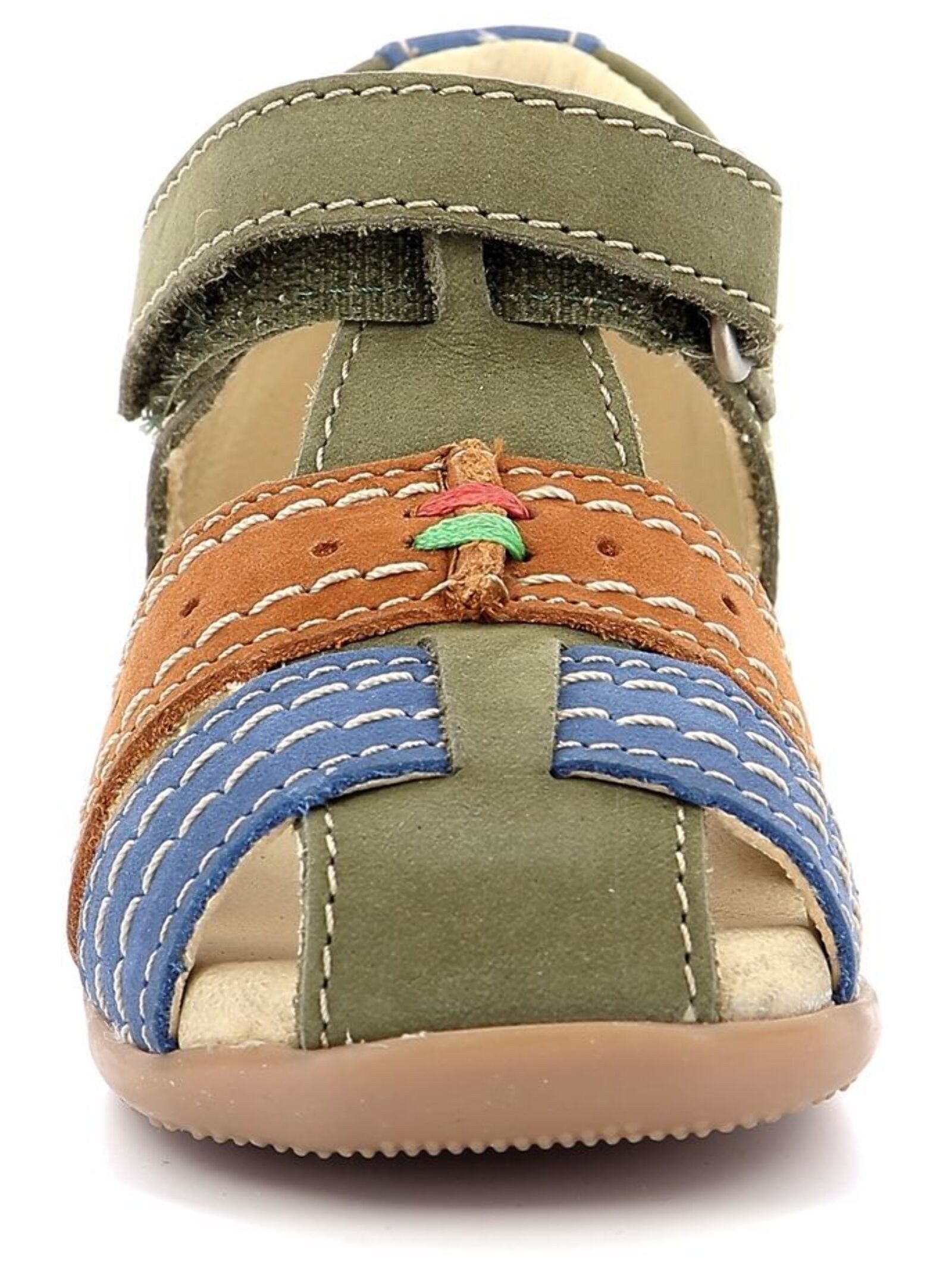 Kickers Sandalen Nubukleder . Riemchensandalette
