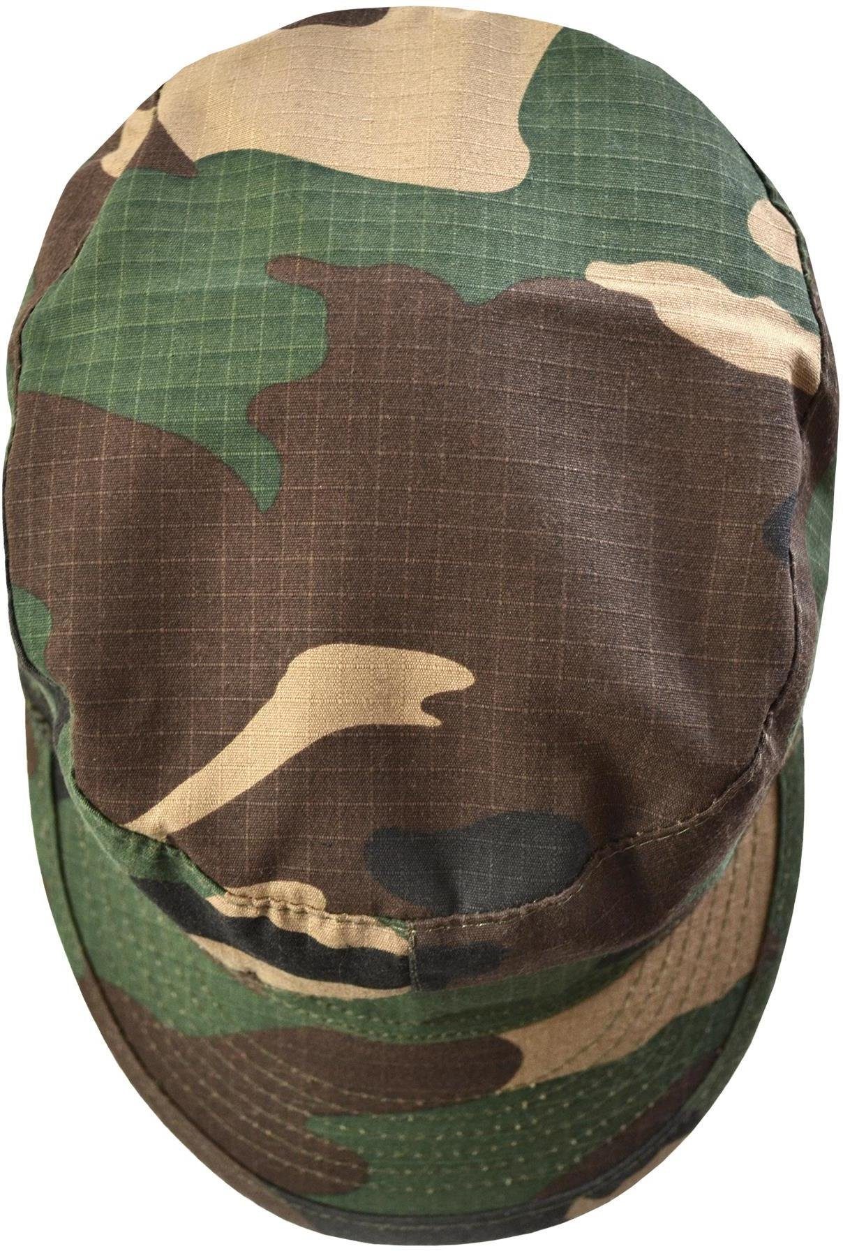 Feldmütze Army Army Cap Sommercap Schildmütze BDU normani Woodland Ripstop Kappe Yankie Cap Outdoormütze