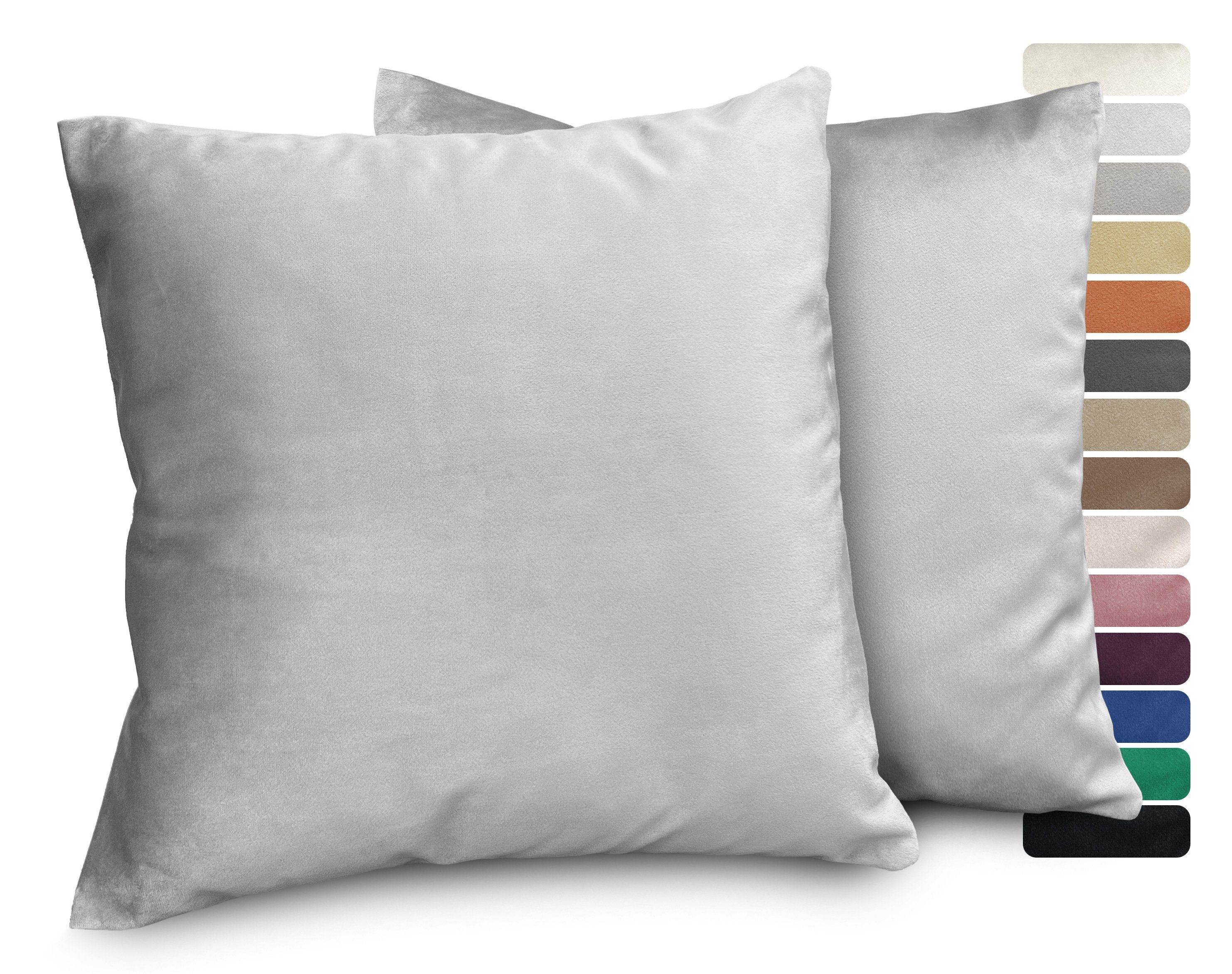 Beautex Kissenhüllen Samt Kissenhüllen 2er Set, günstig online kaufen