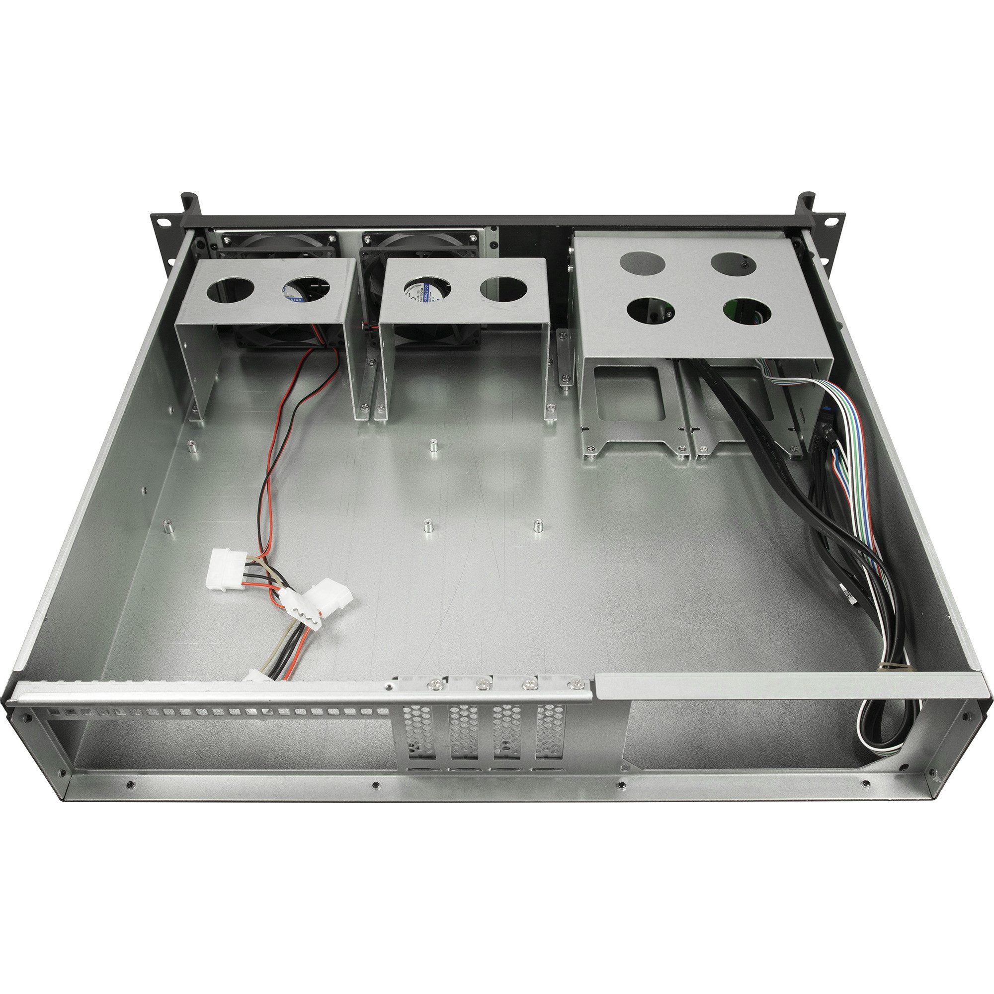 Inter-Tech PC-Gehäuse Inter-Tech IPC 2U-K-240L, Server-Gehäuse, (2