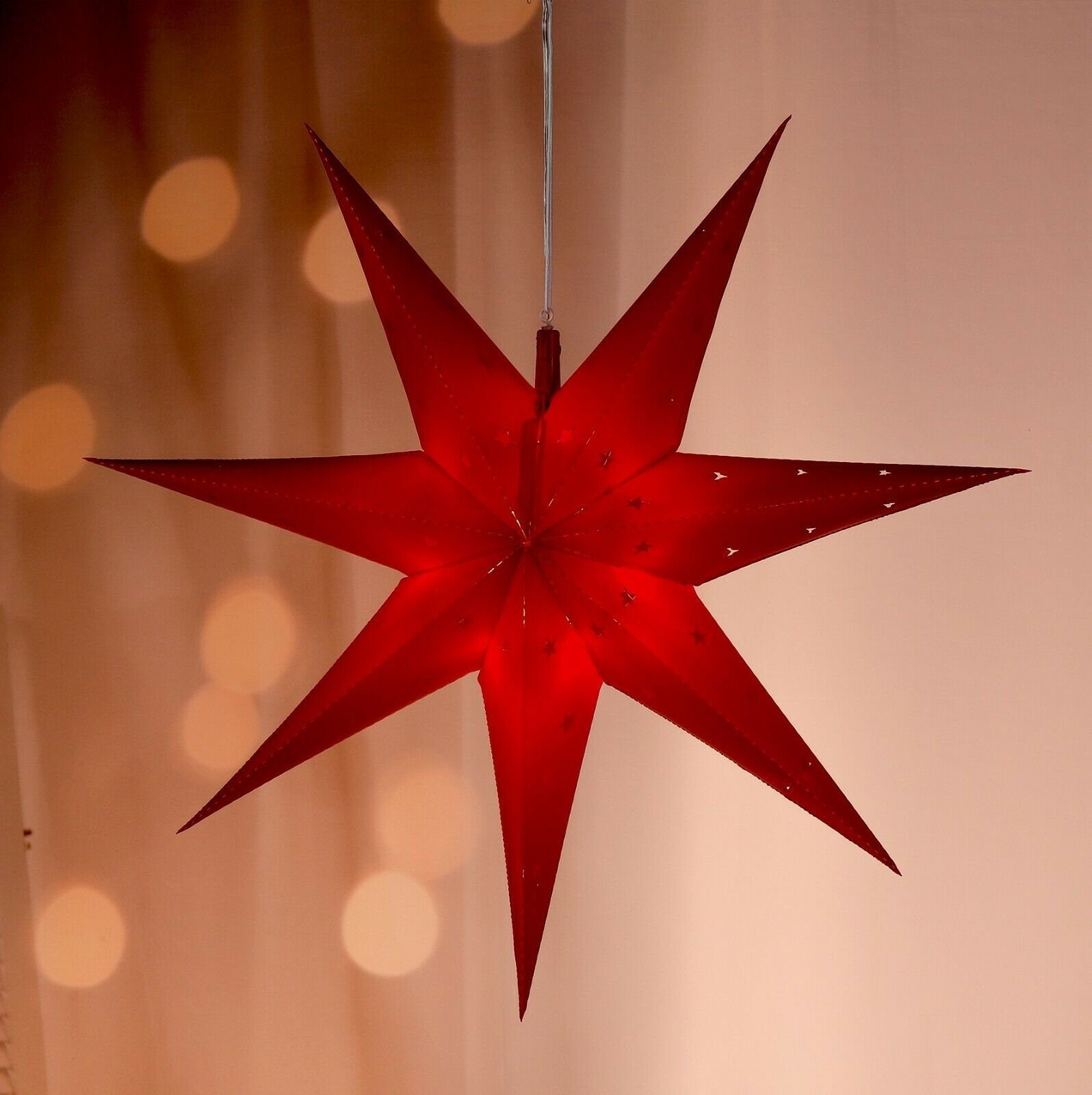 Meinposten LED-Lichterkette Stern Weihnachtsstern LED Ø günstig online kaufen