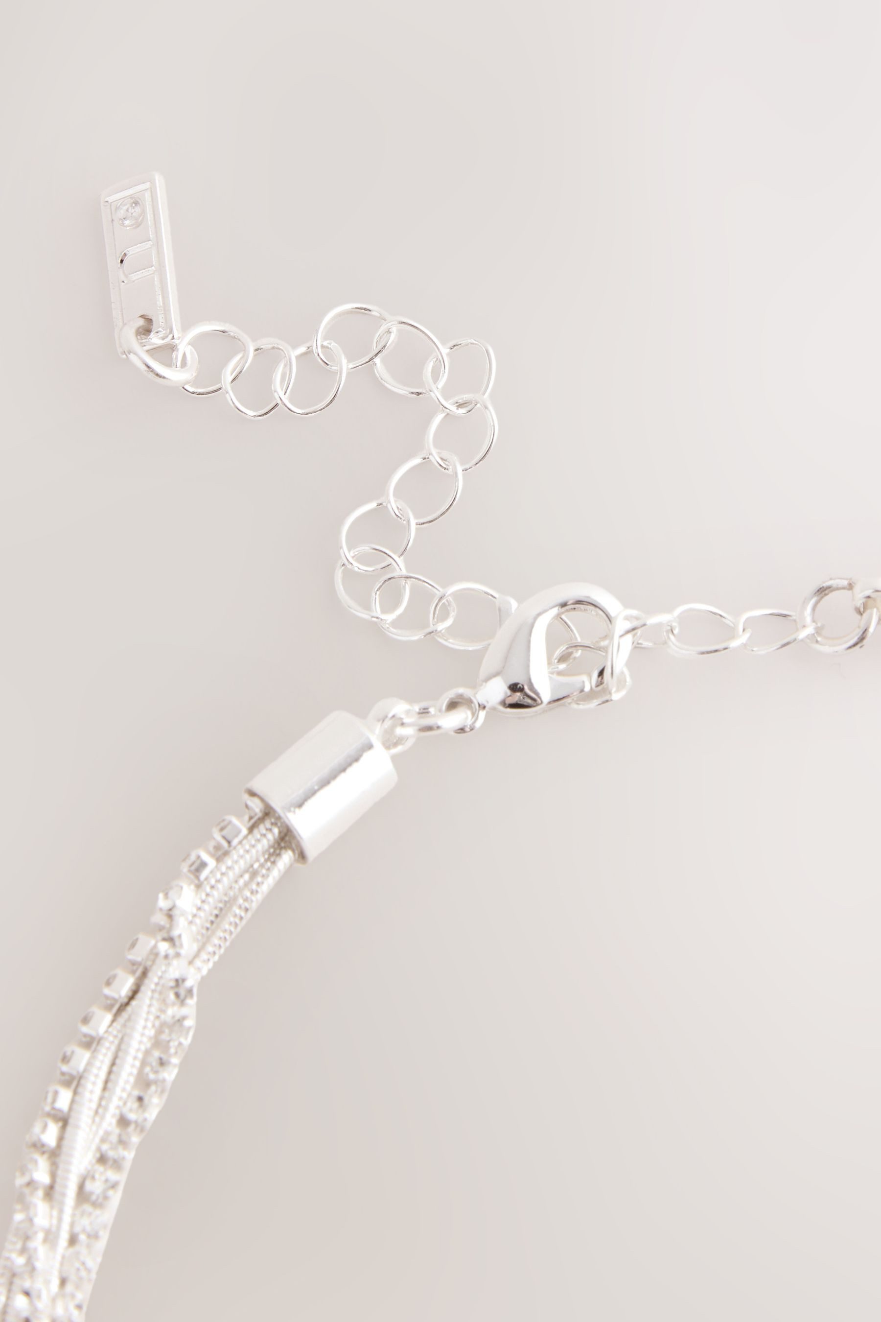 Next Y-Kette Lange Halskette mit Knotendetail und Quaste (1-tlg)
