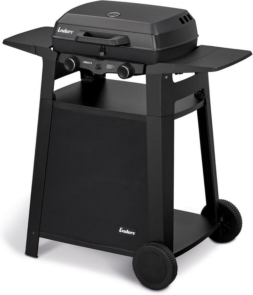 Enders® Gasgrill ENDERS Urban II + Trolley / Gasgrill, Tischgrill mit 4,4kW