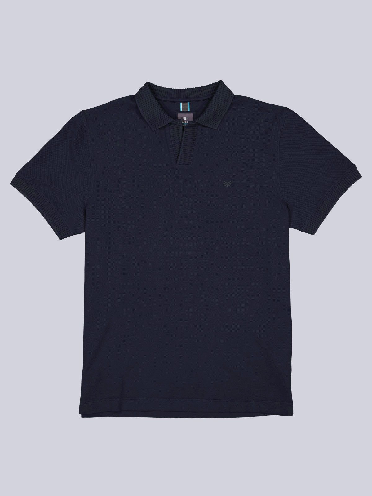 ENGBERS GERMANY T-Shirt Herren Polo-Shirt aus aus edler Baumwolle, Saphirblau