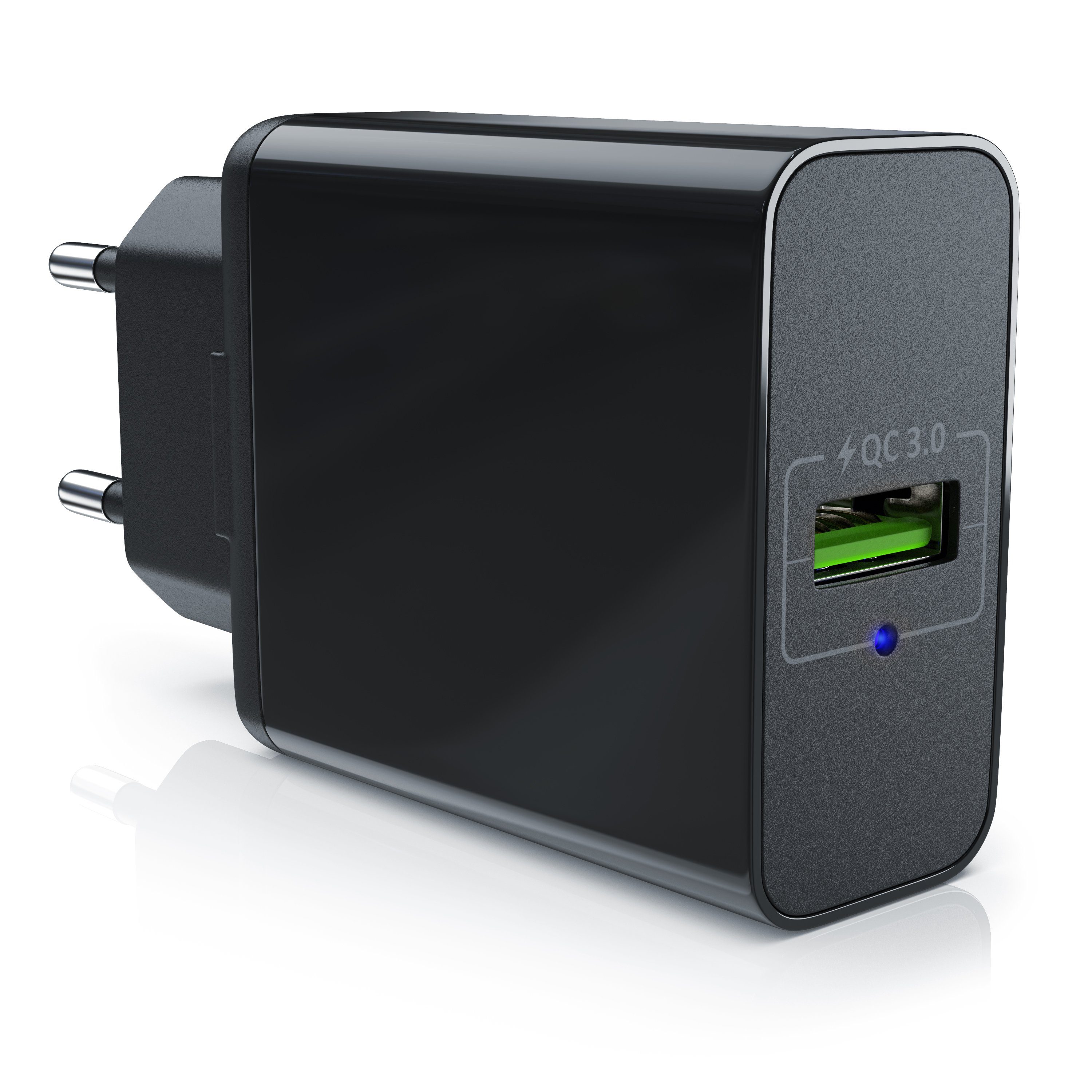 Aplic USB-Ladegerät (3000 mA, USB Ladegerät mit Schnellladefunktion -  Netzteil mit Quick Charge 3.0 - Smart Charge Solid Charge intelligentes  Laden - geeignet für Handys, Smartphones, Navis, Tablets UVM)