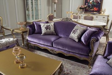 JVmoebel Wohnzimmer-Set, Luxus Sofagarnitur 3+2+1Sitzer Couchtisch Sofa Sofas Sessel