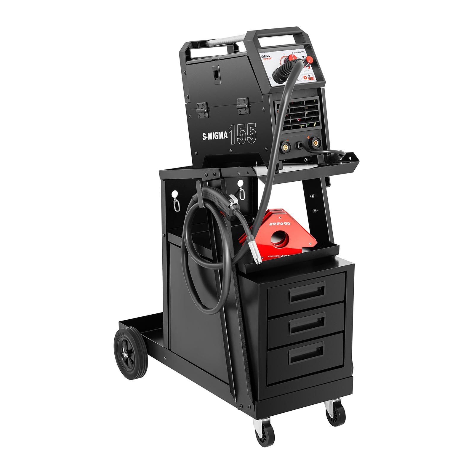 Stamos Welding Group Инструментtrolley Schweißwagen 75kg Werkstattwagen Schweißmobil Schubladen Сварочное оборудование