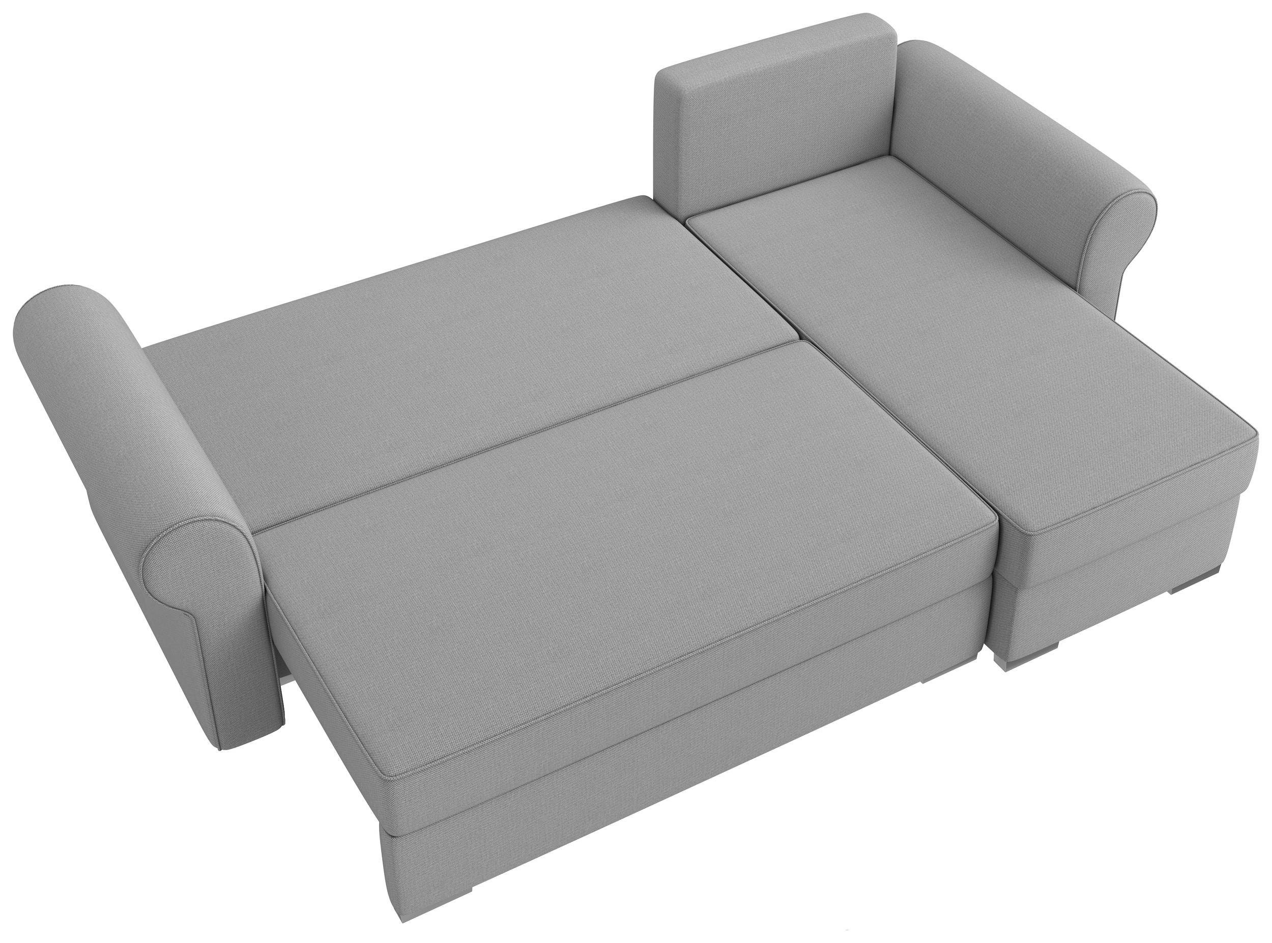 frei links stellbar, und inklusive im Ecksofa Bettfunktion Ofanto, Modern Design, Eckcouch, Stylefy rechts oder mit mane Bettkasten, bestellbar, Kissen Raum L-Form,