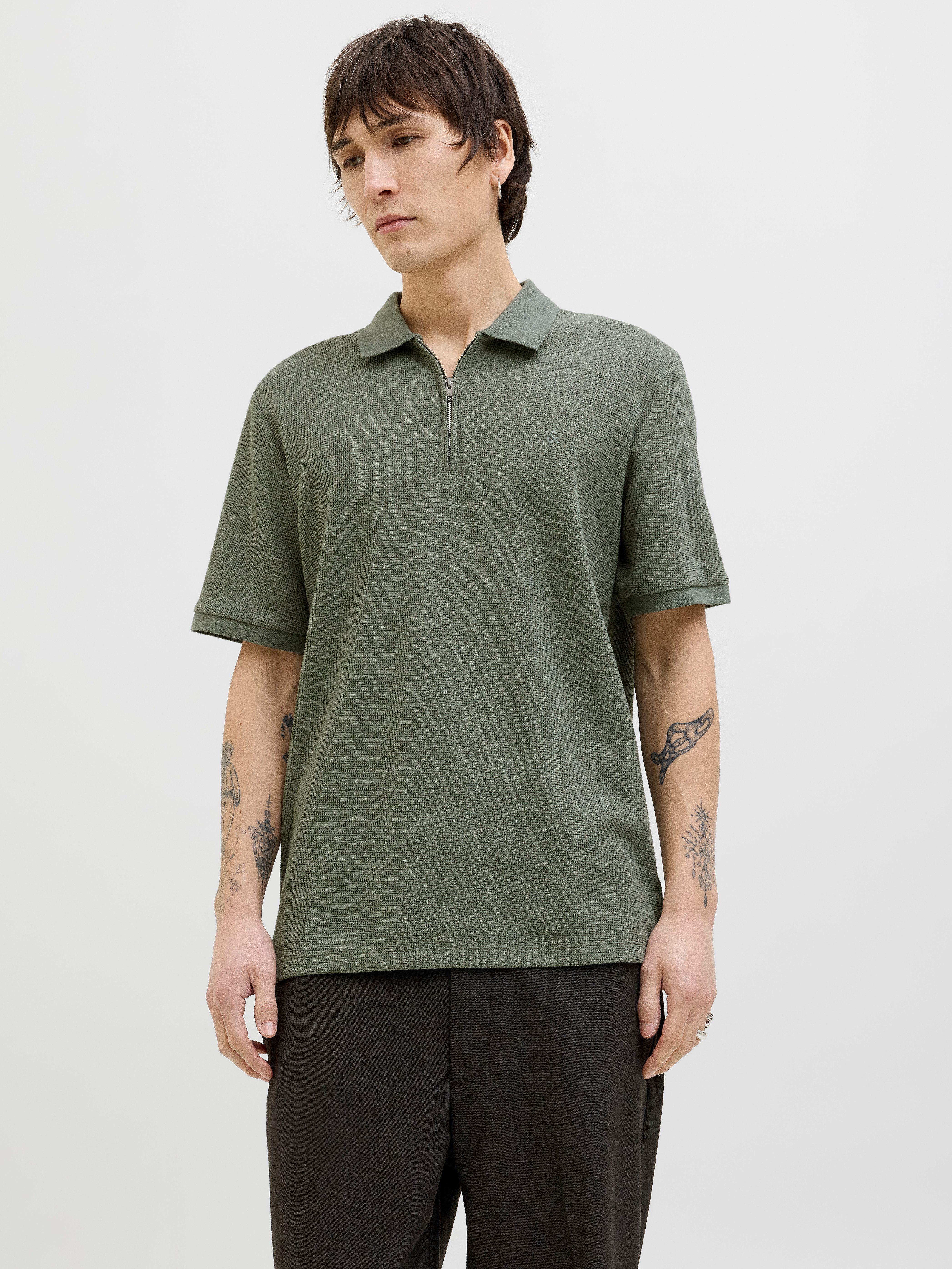 Jack & Jones Poloshirt JJEAUSTIN ZIP günstig online kaufen