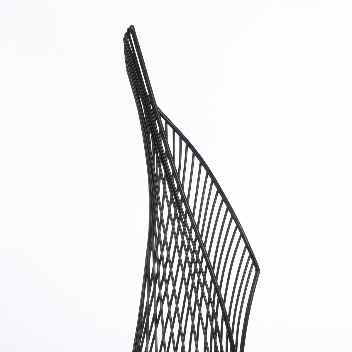 MF Dekoobjekt Dekoobjekt Der Schwung – Elegante Skulptur aus schwarzem Metall (1 St)